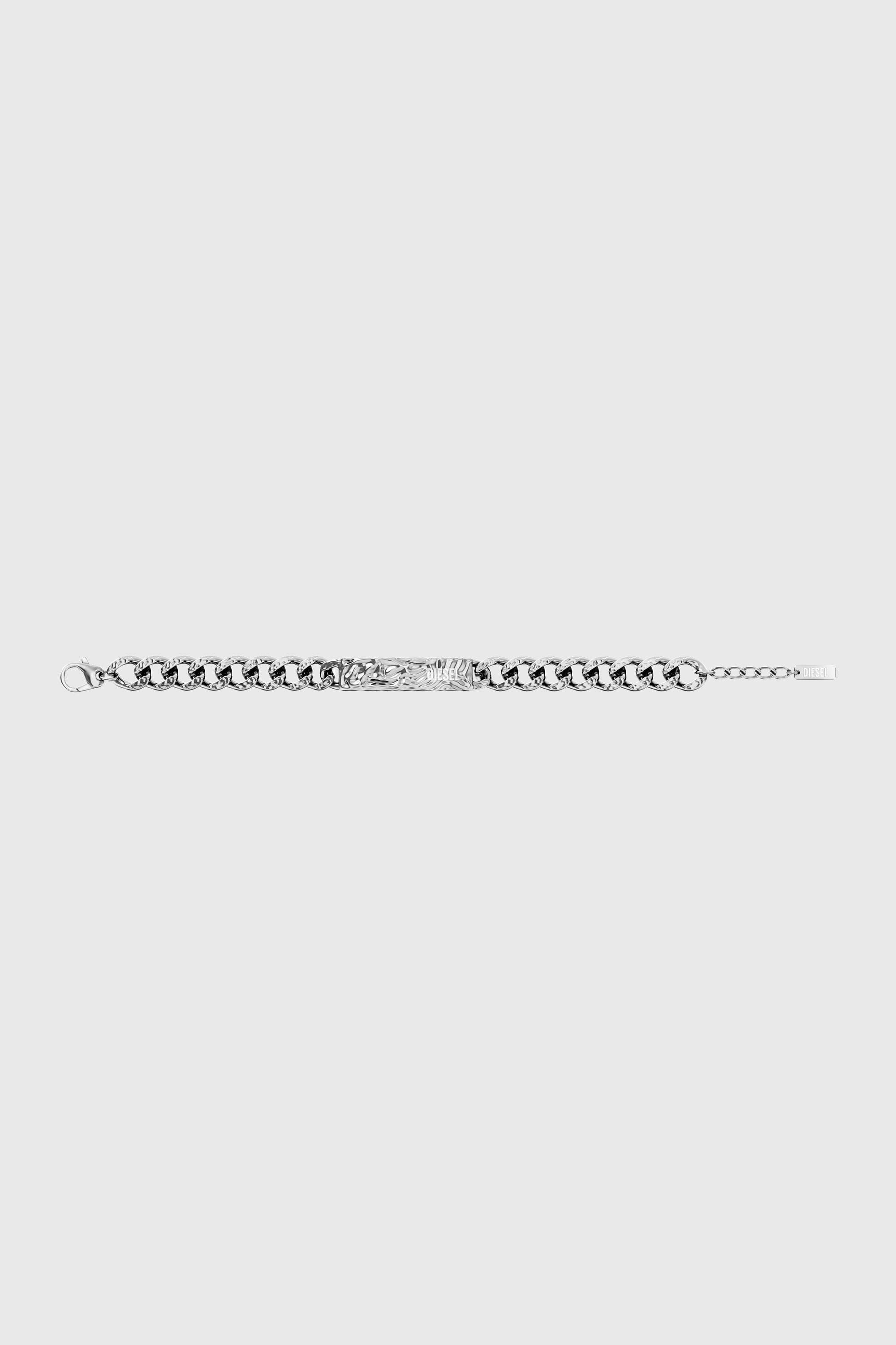 Diesel - DX1732040, Pulsera ID de acero inoxidable Unisex in Plateado - 6
