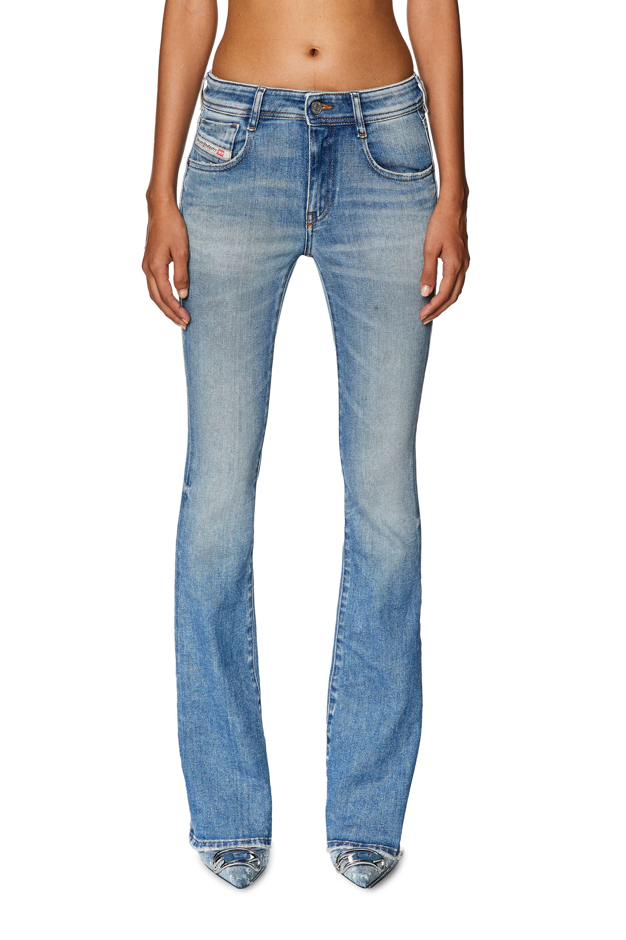 Diesel - Female's Bootcut and Flare Jeans 1969 D-Ebbey 09G70, Light Blue - 3