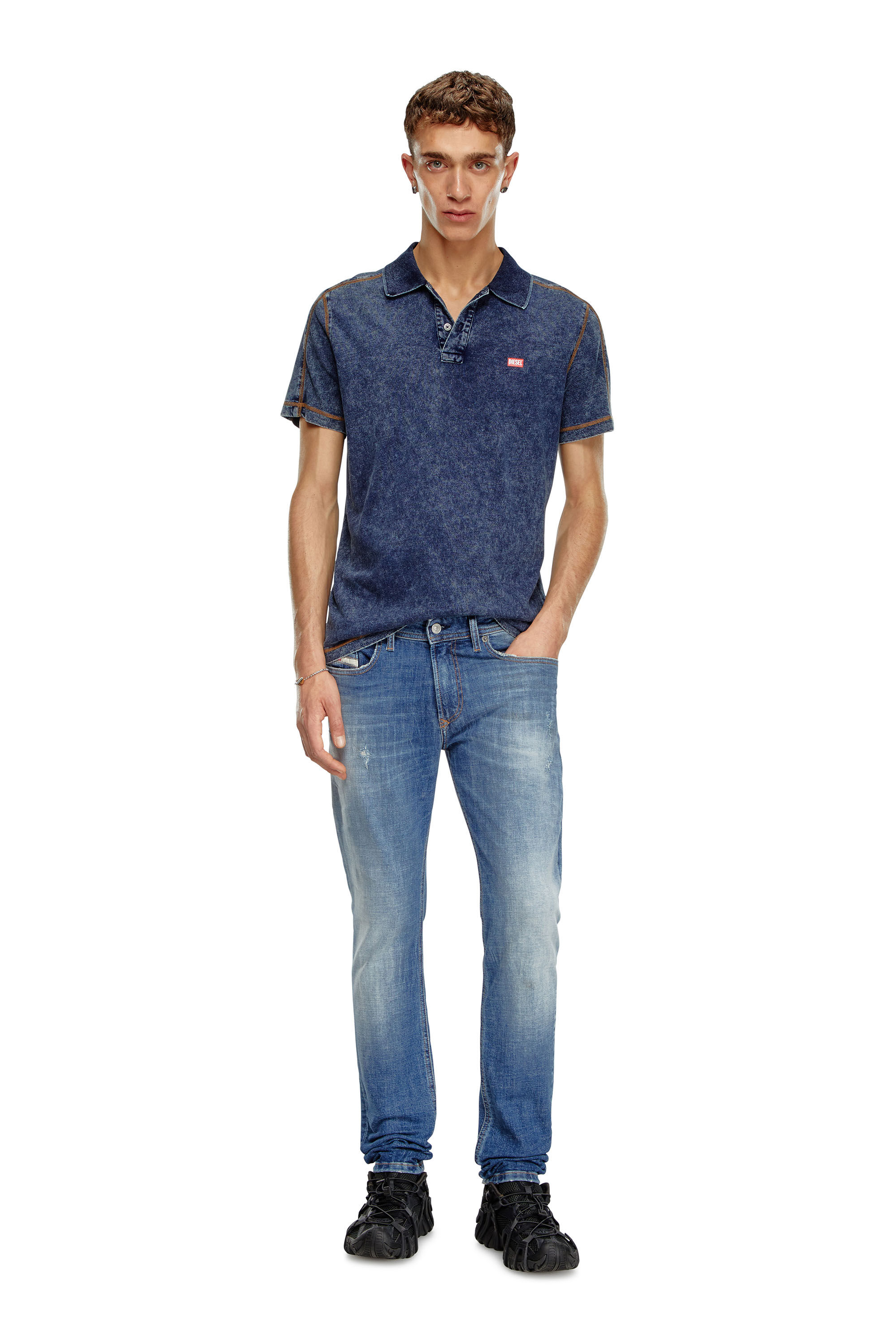 Diesel - Male's Skinny Jeans 1979 Sleenker 0GRDF, Medium Blue - 1