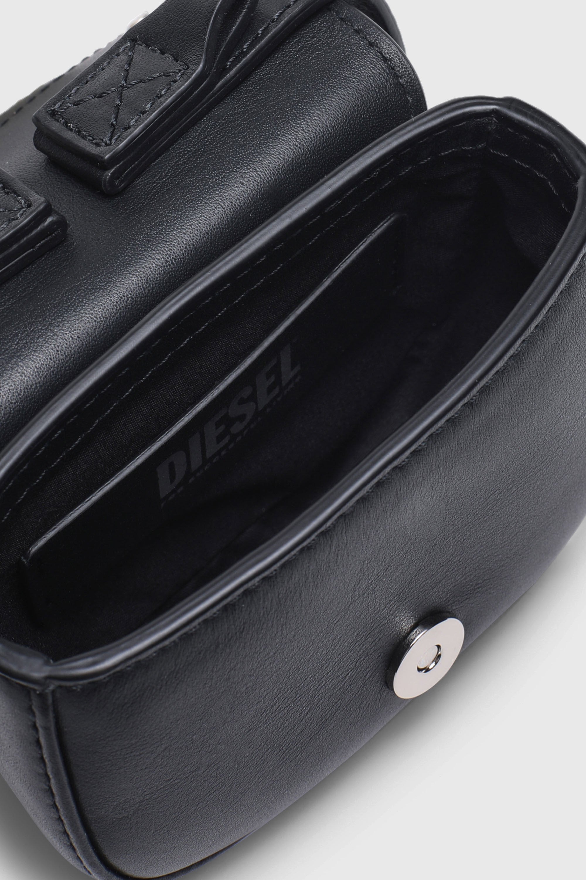 1DR XS Bag Woman: leather mini Bag with D logo plaque | Diesel