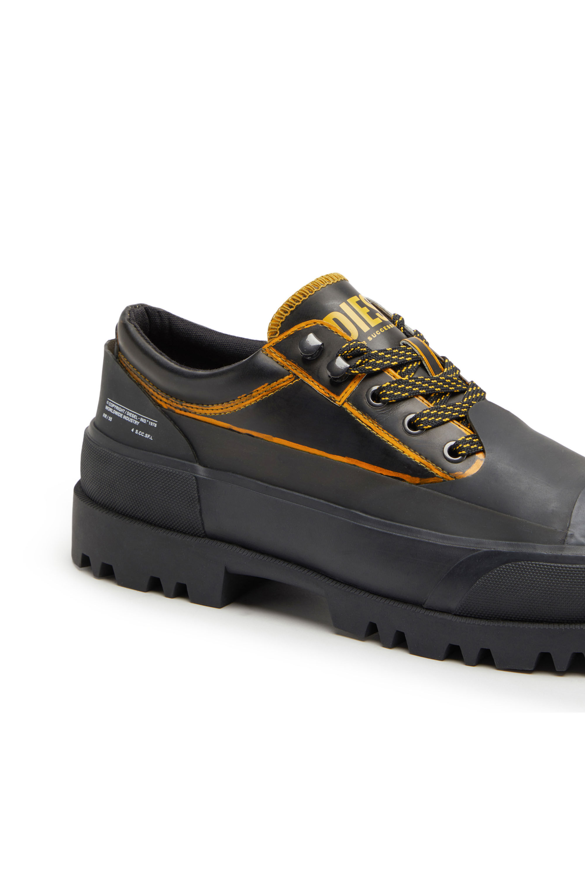 D-HIKO SH X : Combat shoe in leather and rubber | Diesel