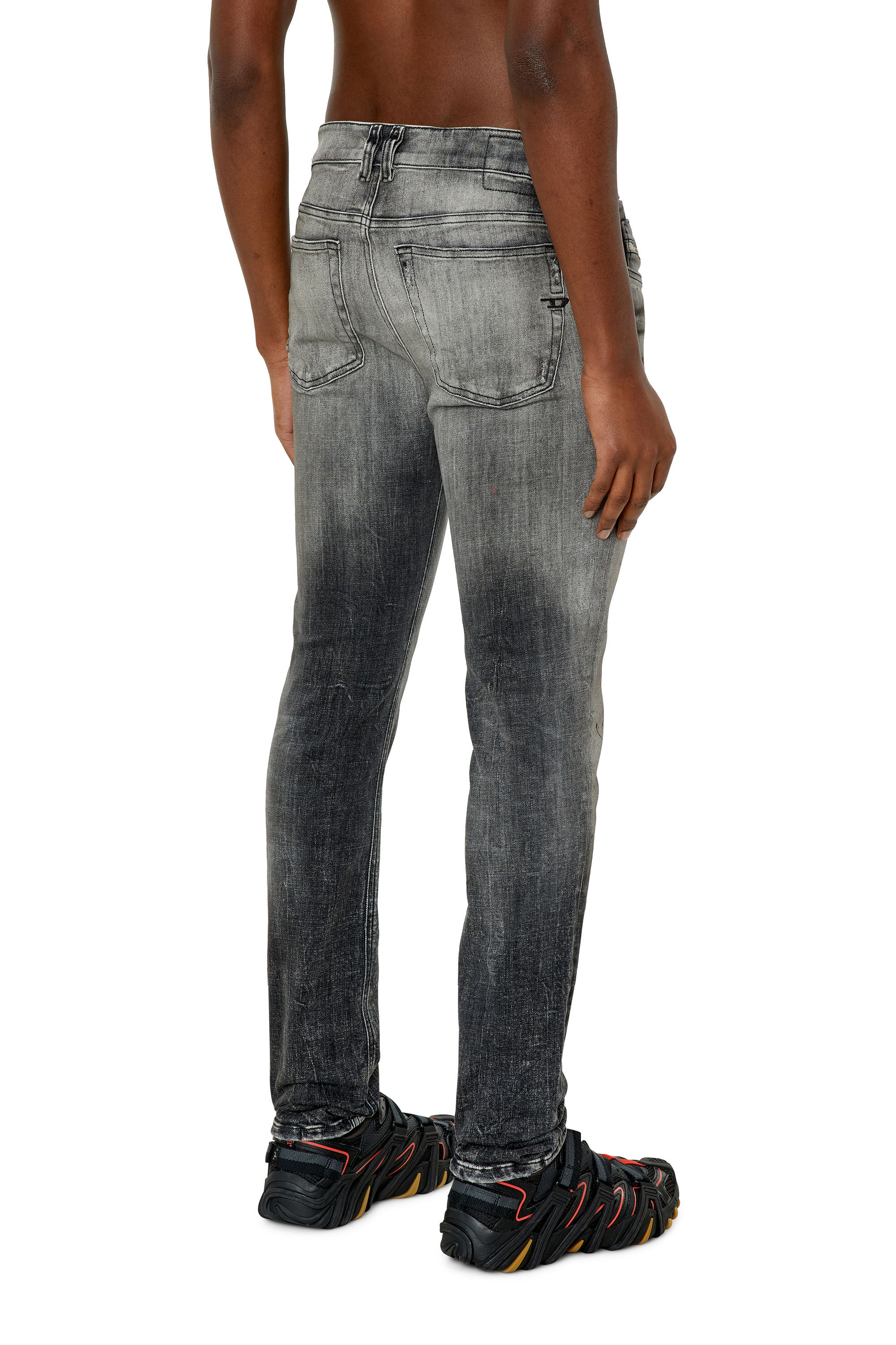 Diesel - Male's Skinny Jeans 1979 Sleenker 09E70, Black/Dark Grey - 4