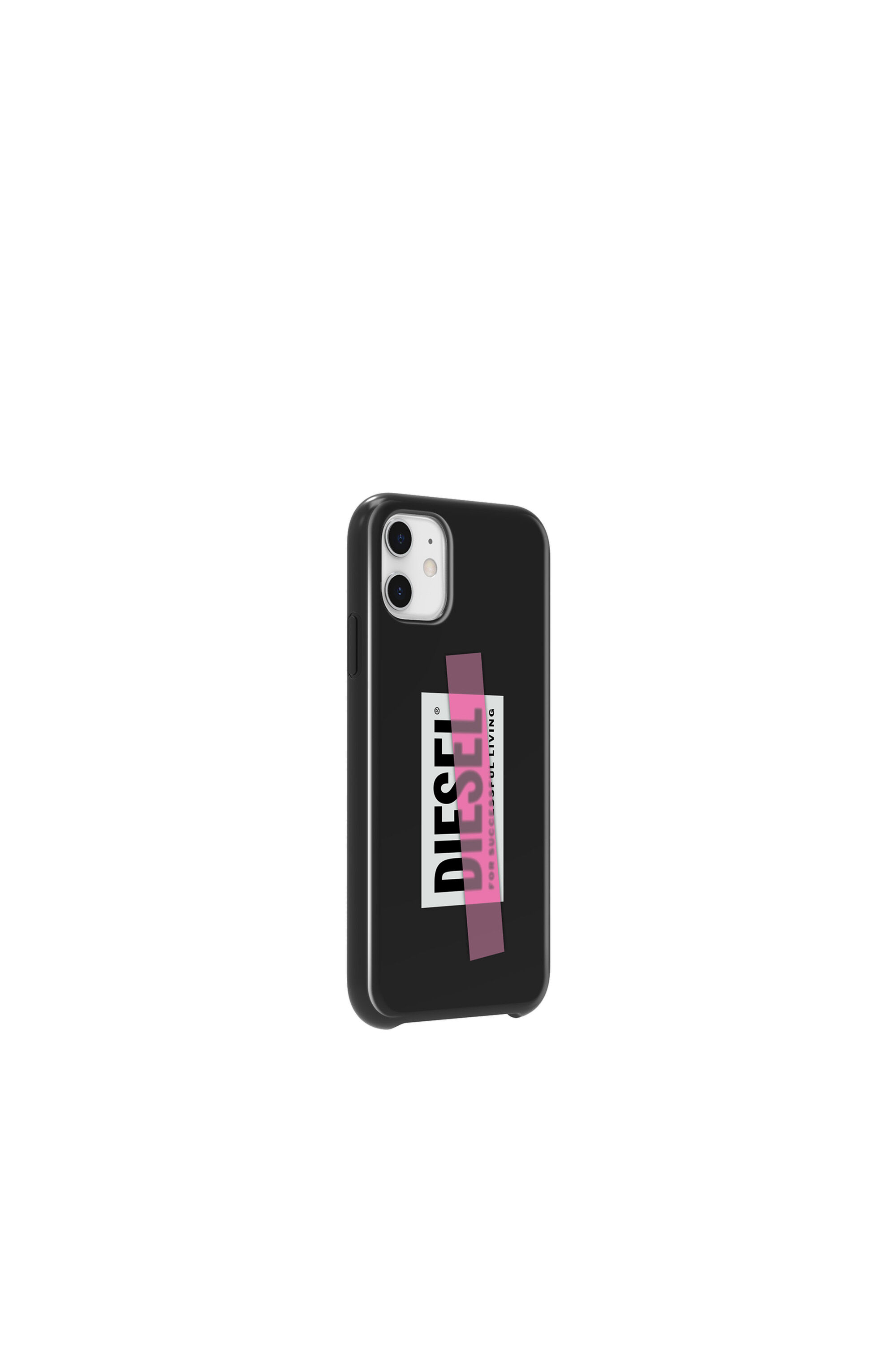 Diesel - DIPH-032-BLKPT, Coque co-moulée imprimée pour iPhone 11 Mixte in Noir - 4