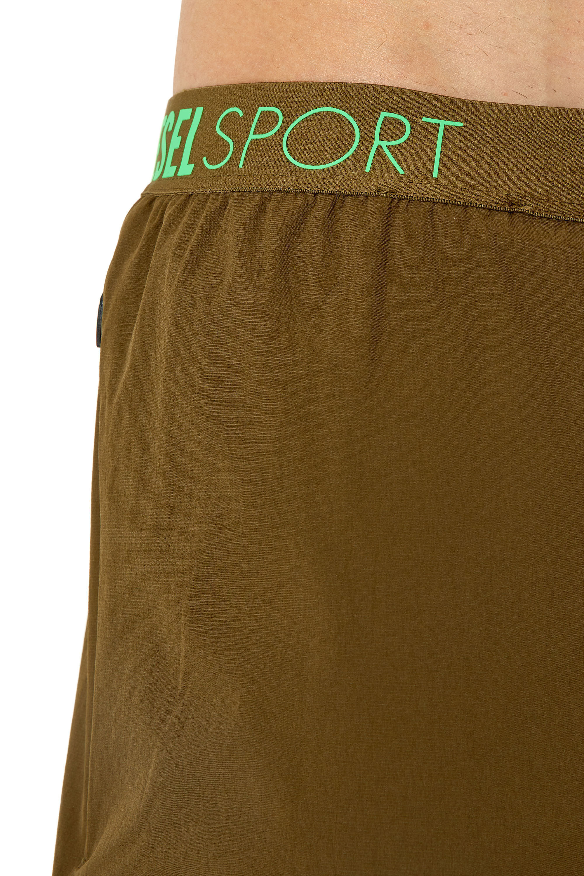 Diesel - AMWB-ADDIE-WT37, Short 2 en 1 avec logo à la taille Homme in Marron - 4
