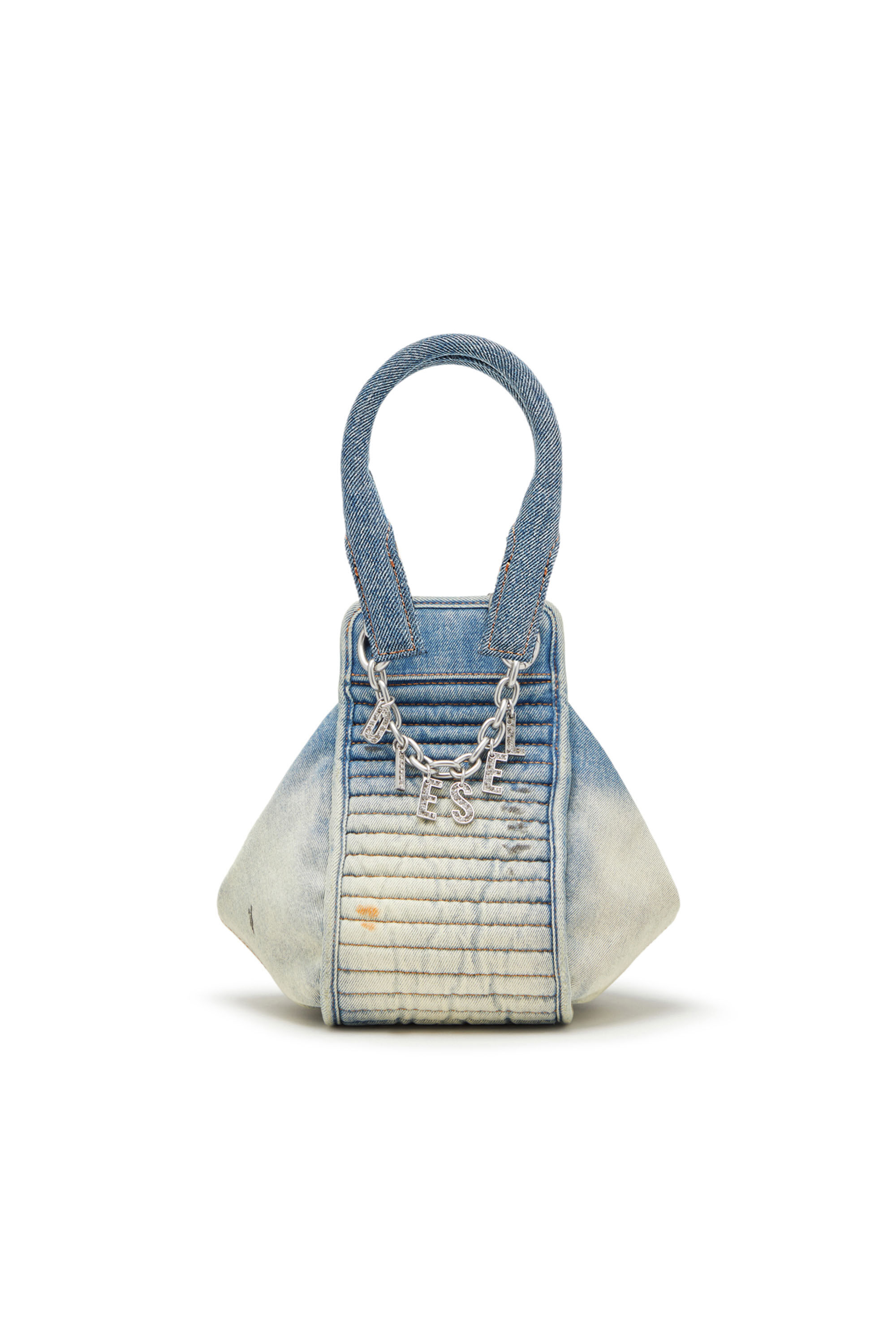 Diesel - D-VINA-S, D-Vina-S - Petit sac souple en denim solarisé Femme in Bleu - 1