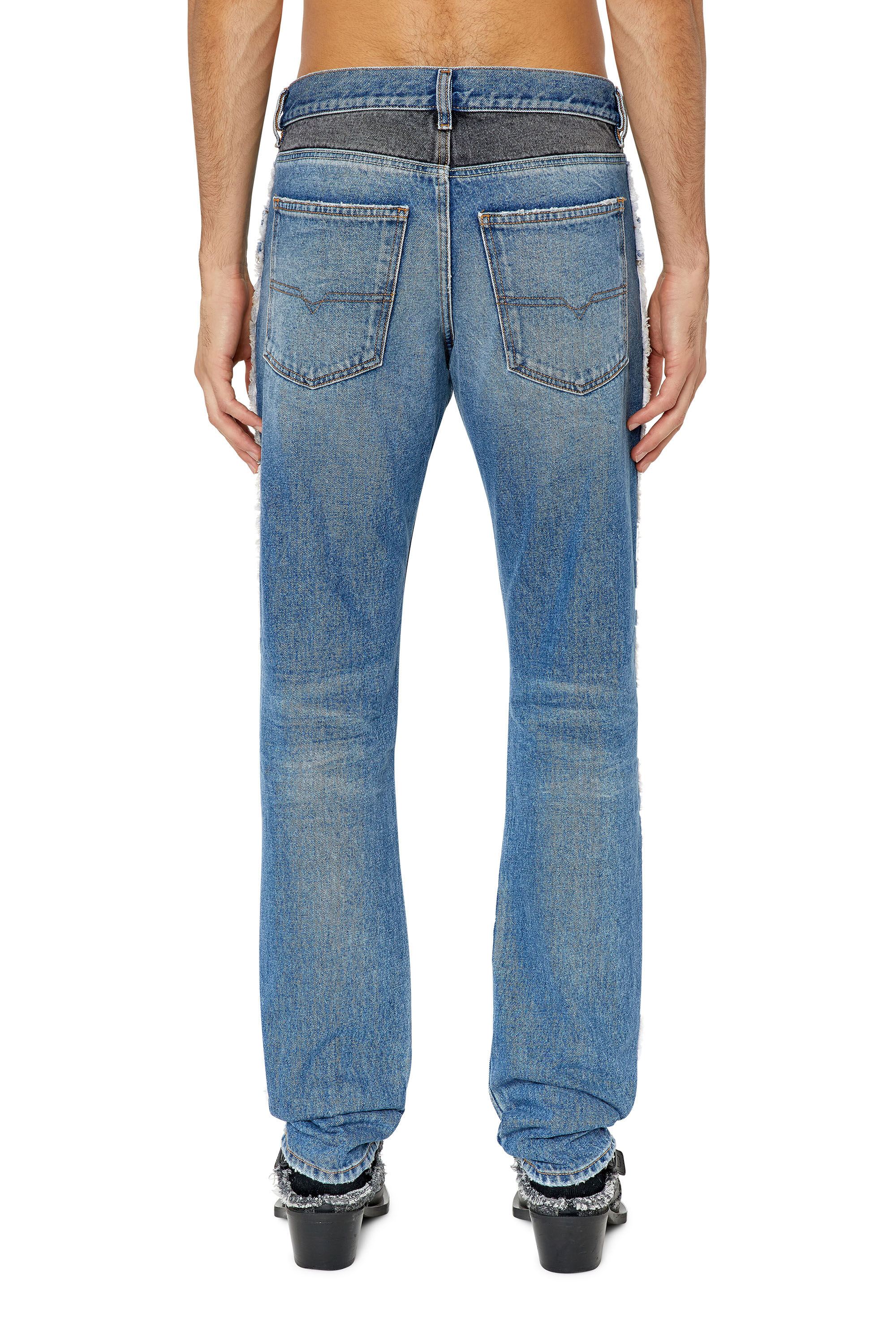 Diesel - Straight Jeans 1995 D-Sark 09F20, Straight Jeans - 1995 D-Sark Homme in Bleu - 3