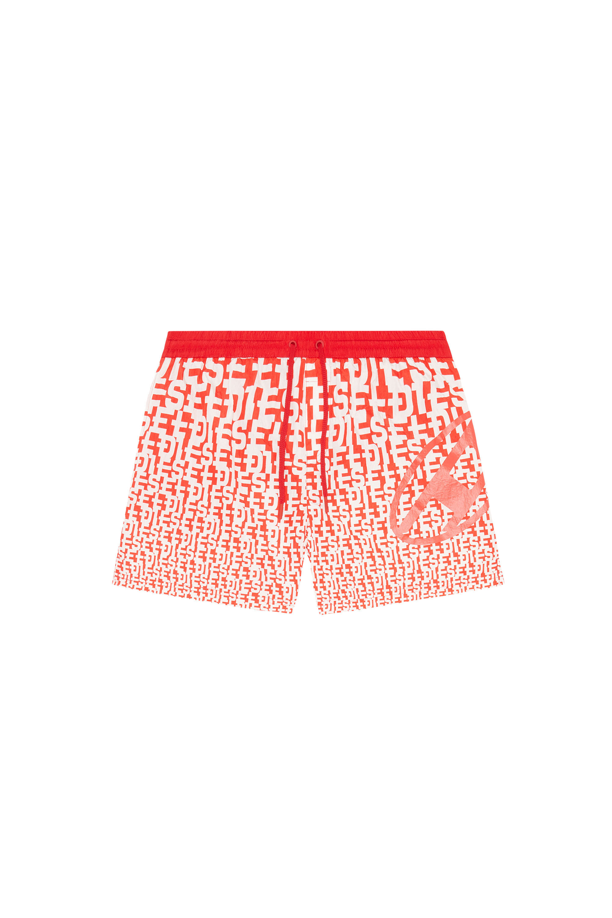 BMBX-NICO Man: Mid-length swim shorts with shrinking print | Diesel
