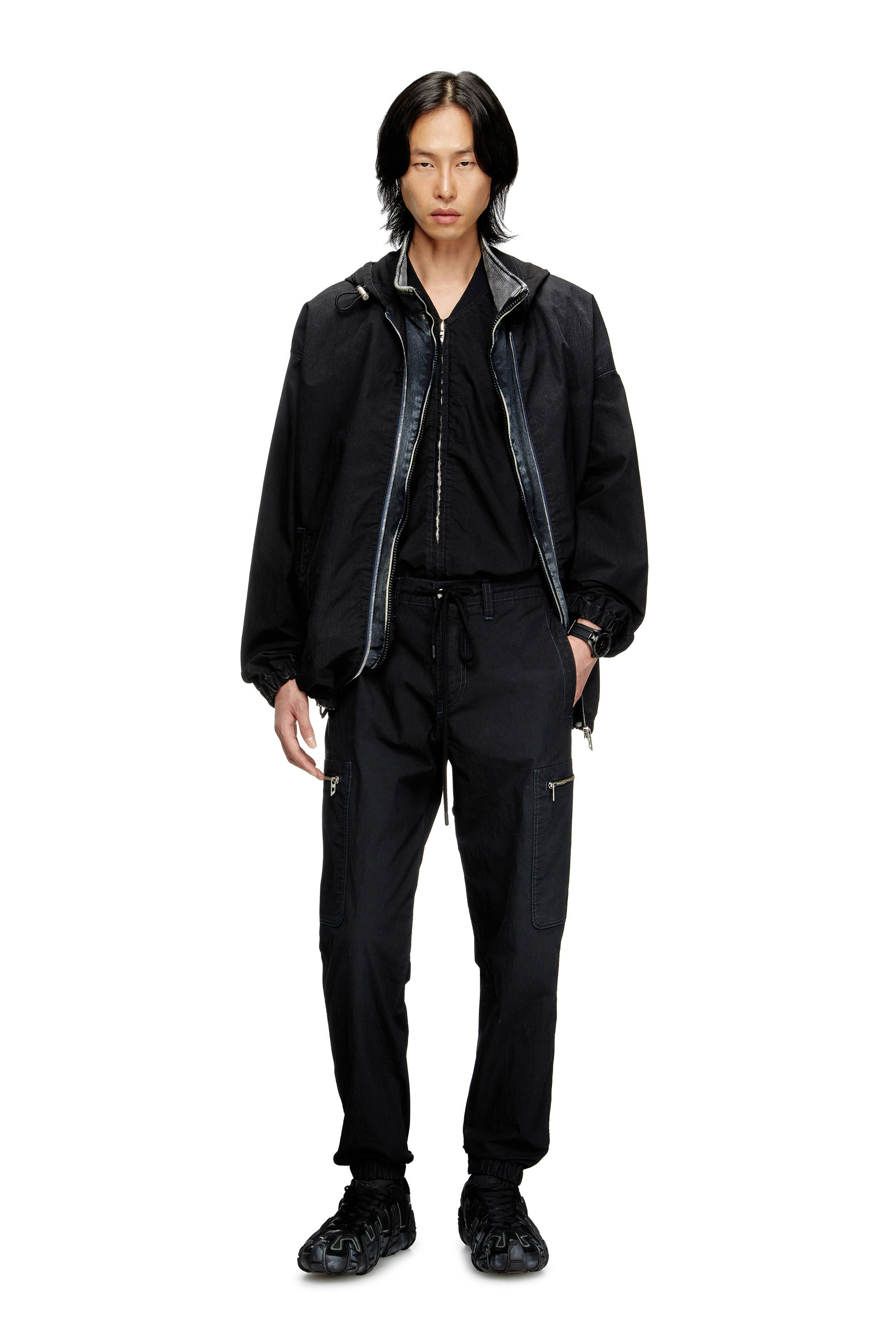 S-D-GRIFFE LOW, Noir/Bleu