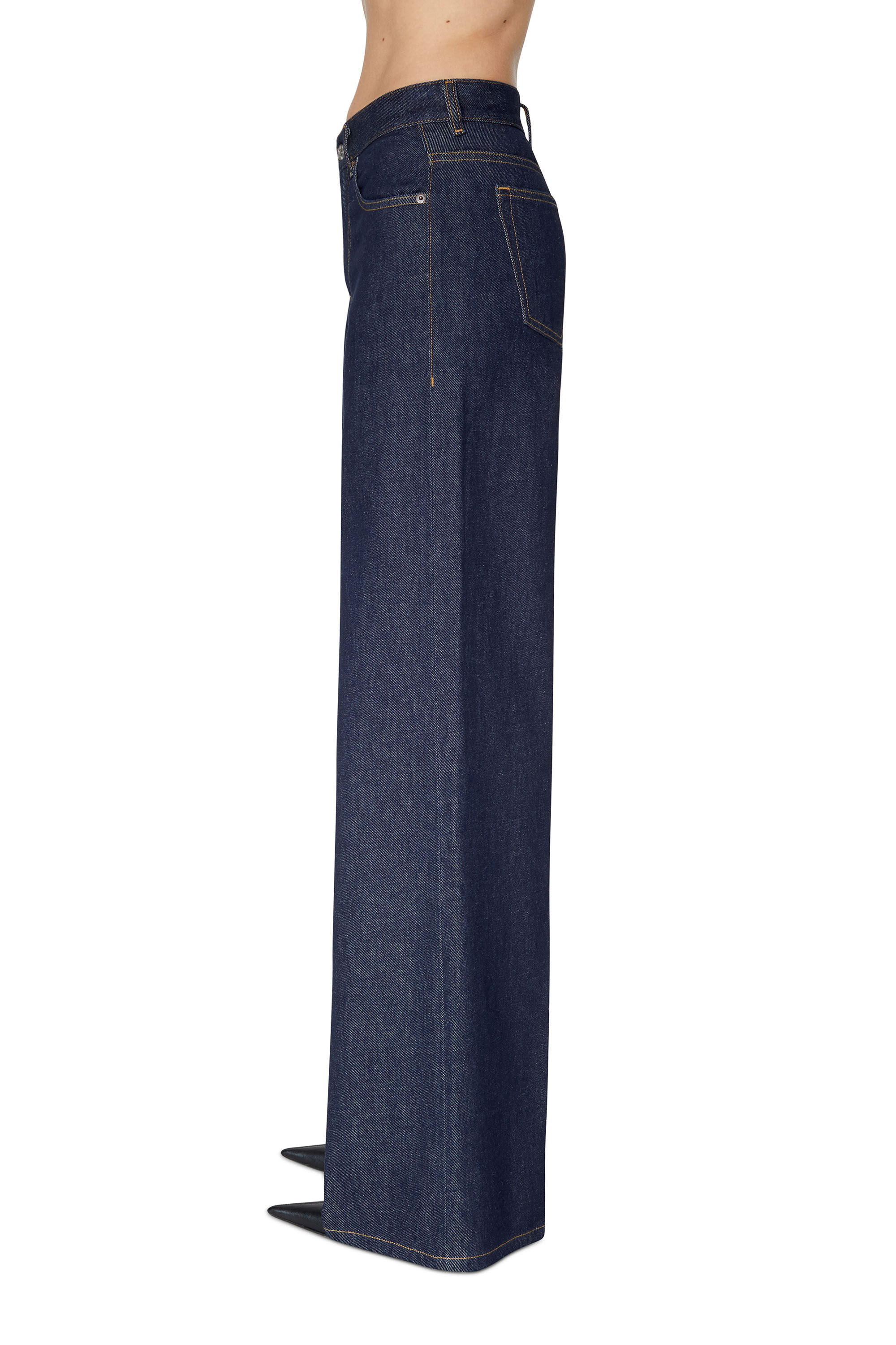 Diesel - Bootcut and Flare Jeans 1978 D-Akemi Z9C02, Female's Bootcut and Flare Jeans - 1978 D-Akemi in Dark Blue - 4