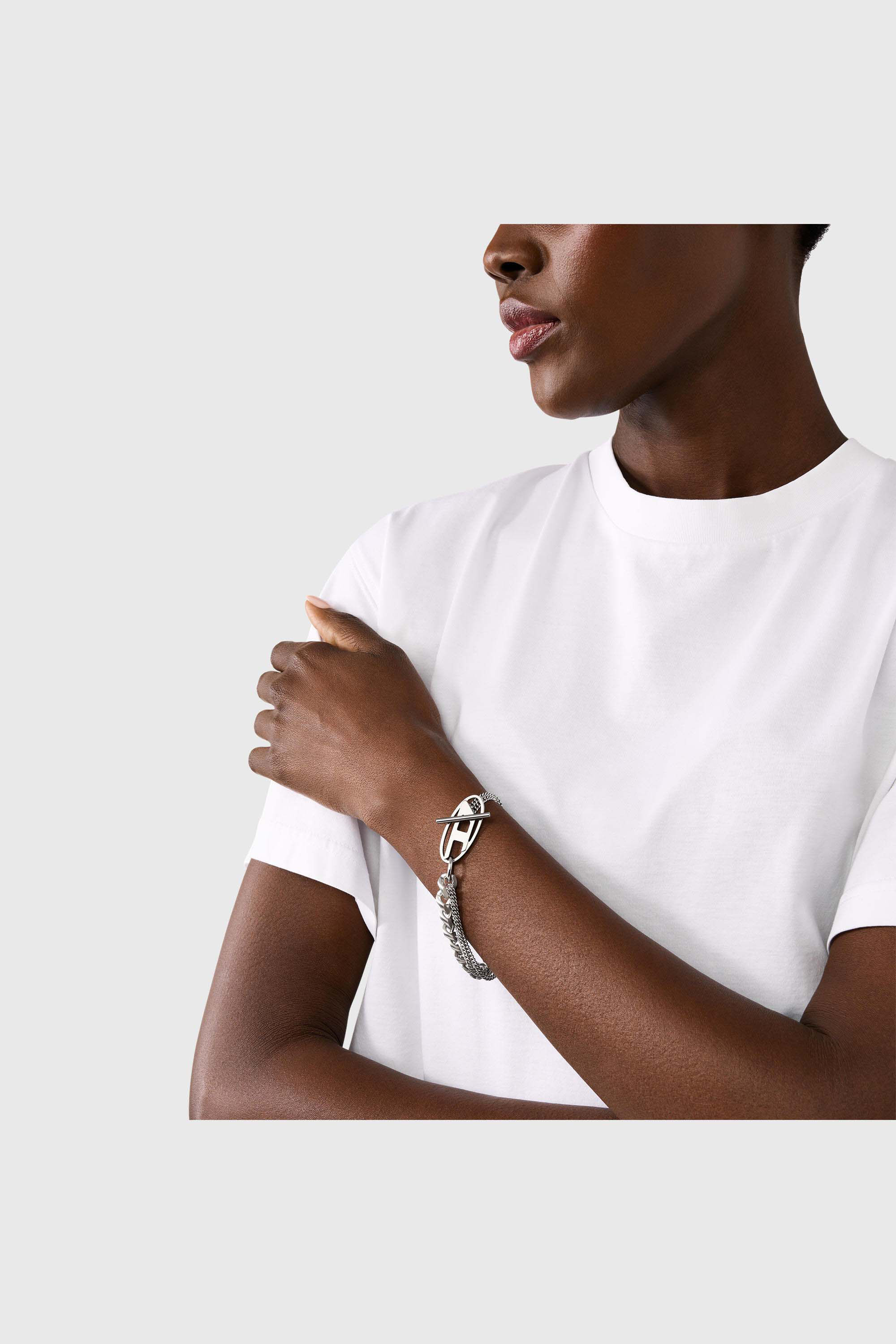 Diesel - DX1550040 JEWEL, Pulsera de cadena de acero inoxidable Unisex in Plateado - 3
