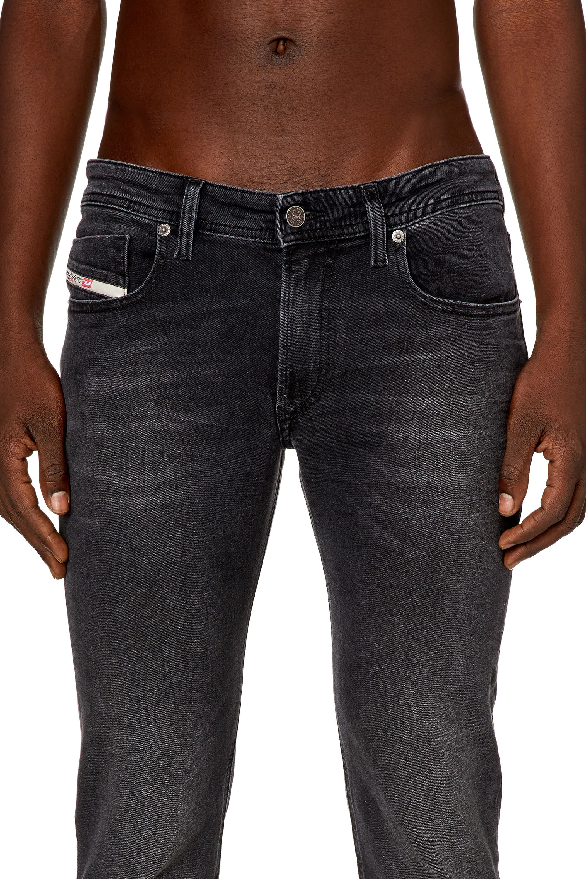 Diesel - Skinny Jeans 1979 Sleenker 0PFAS Homme, Noir/Gris foncé - Image 5