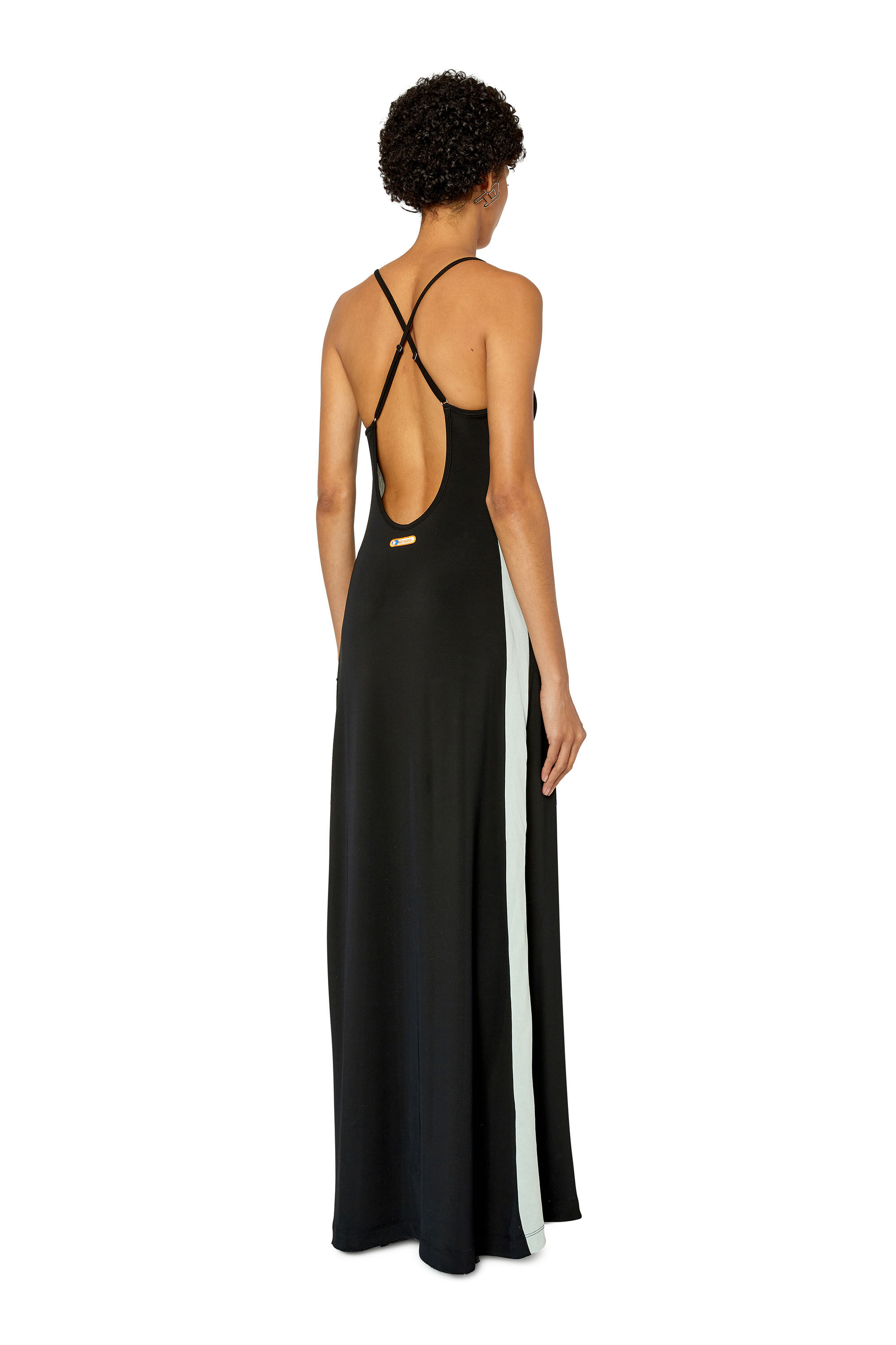 Diesel - D-STRUKON, Robe longue color-block avec dos ouvert Femme in Polychrome - 3