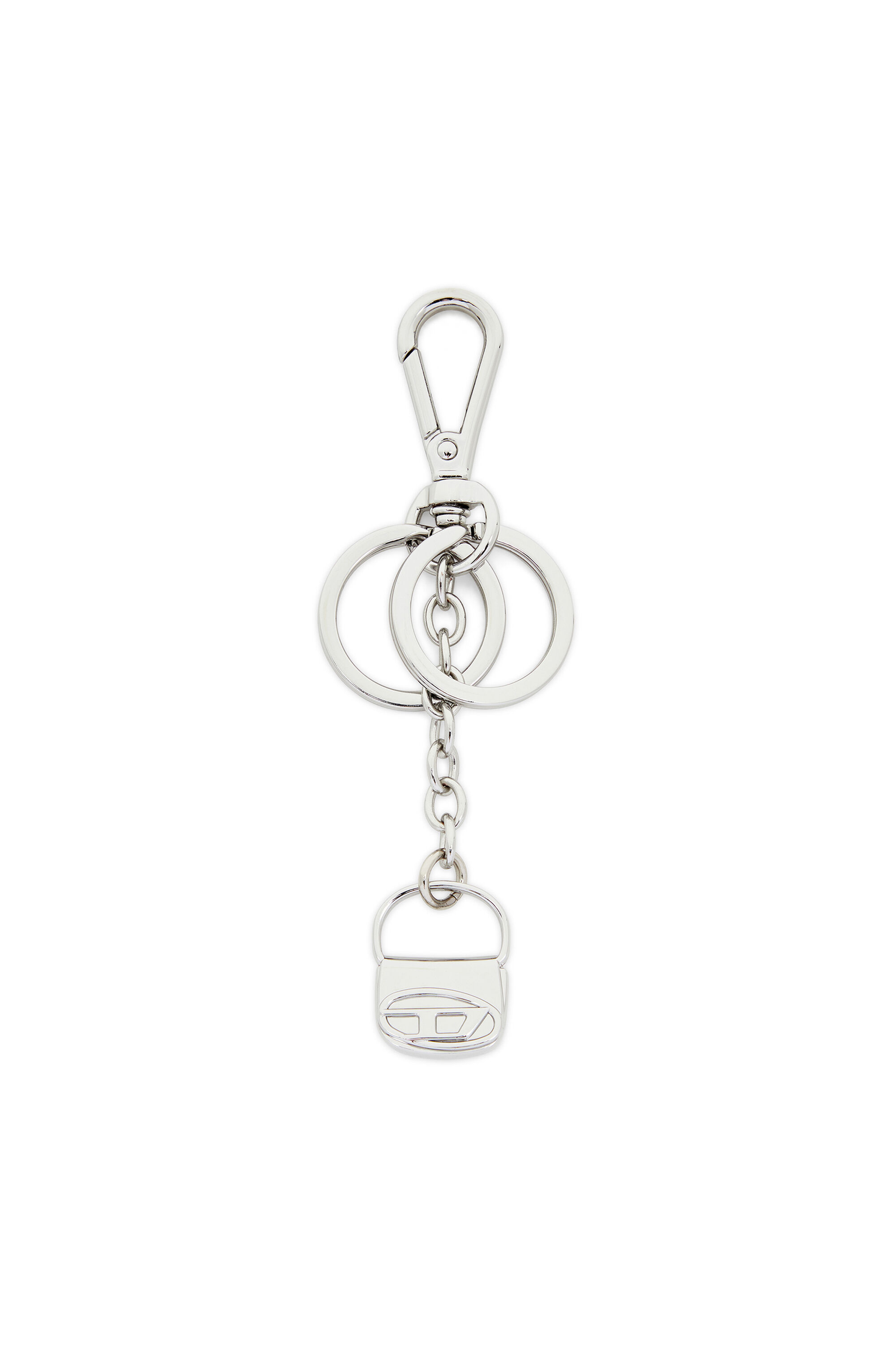 Women's Metal keyring with 1DR bag charm | Silver | Diesel