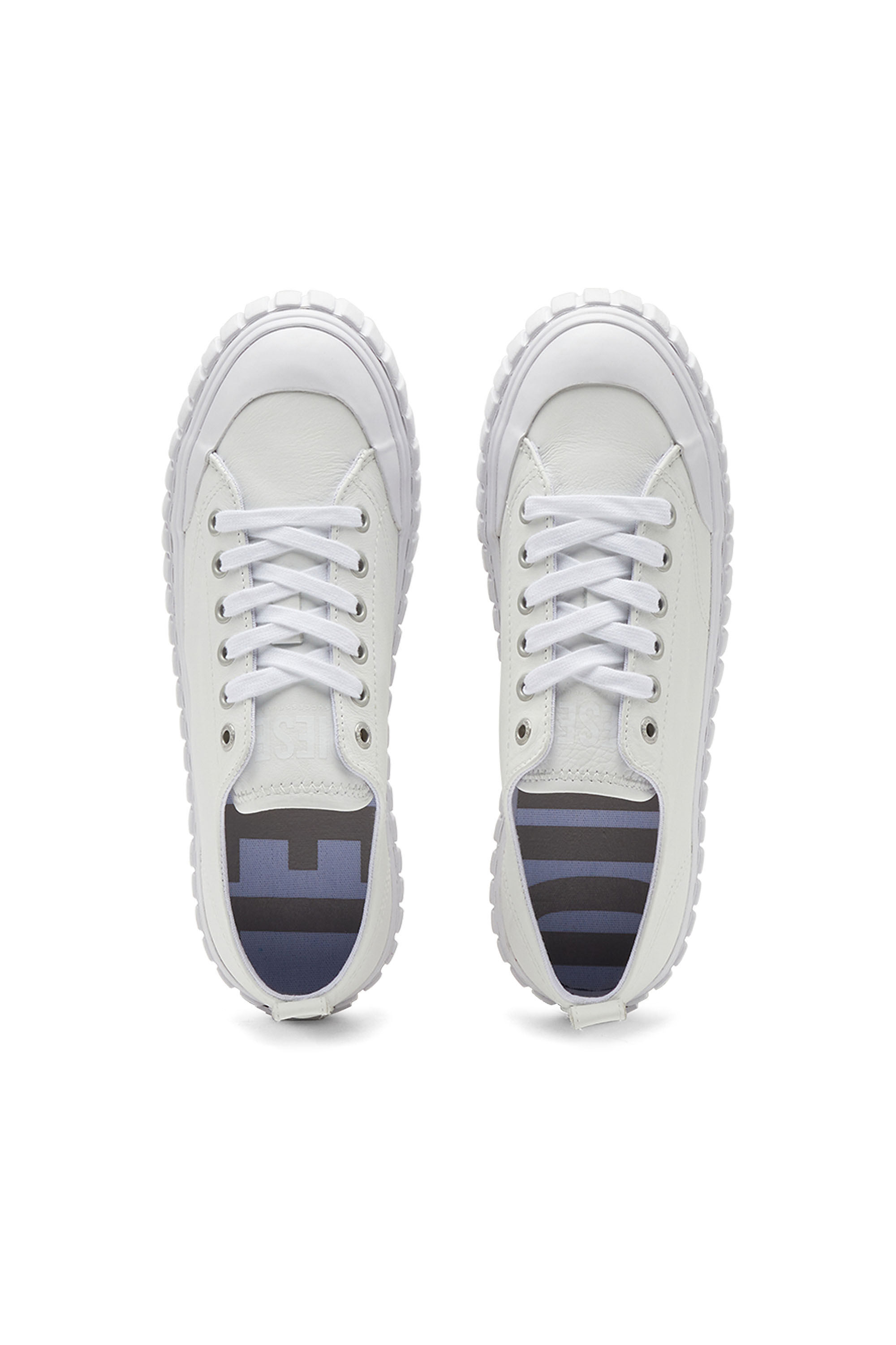 S-HANAMI LOW W Woman: Low-top flatform sneaker in leather