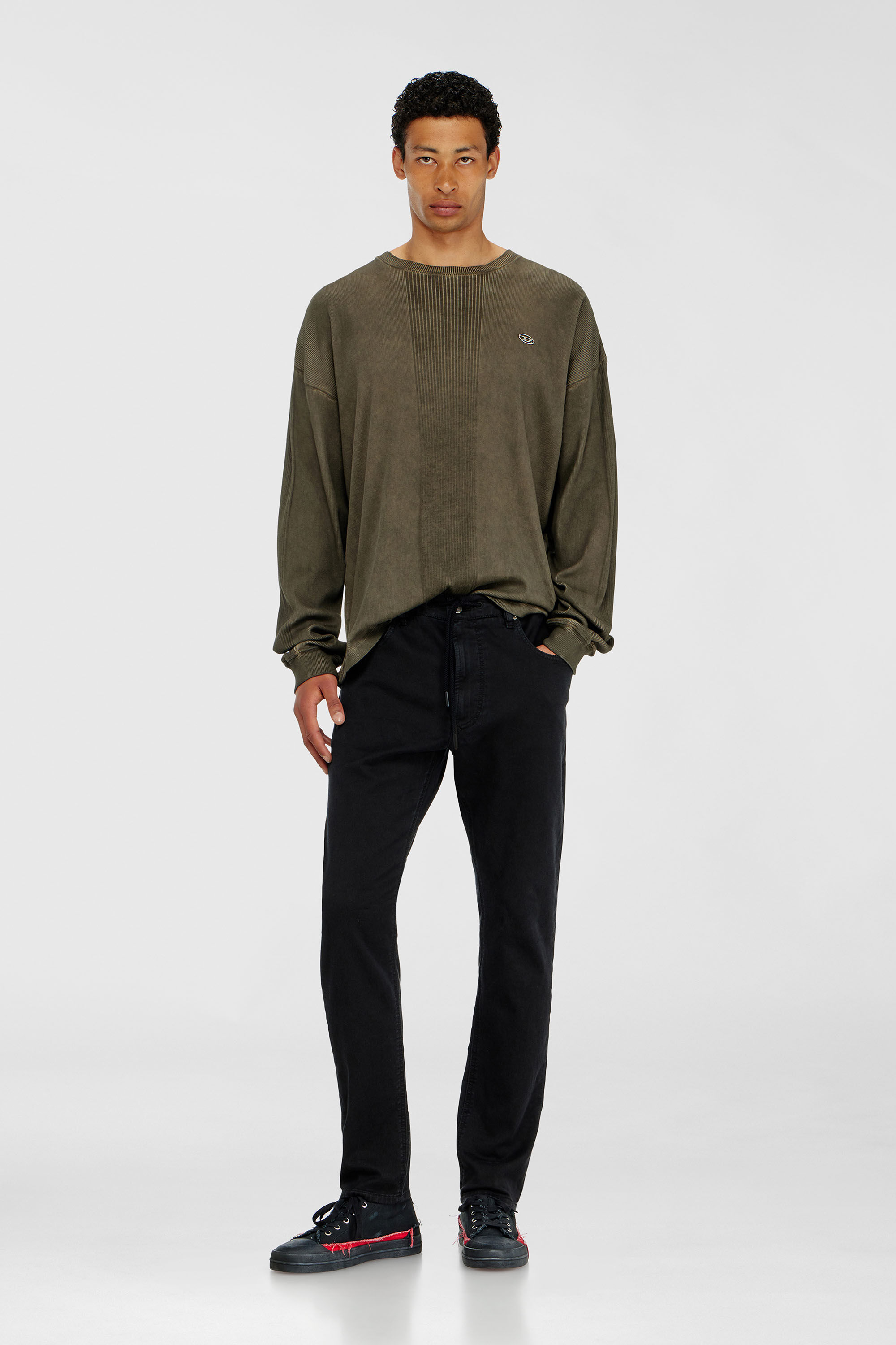 Men's Regular Jeans | Regular Waist 2032 D-Krooley Joggjeans®Black