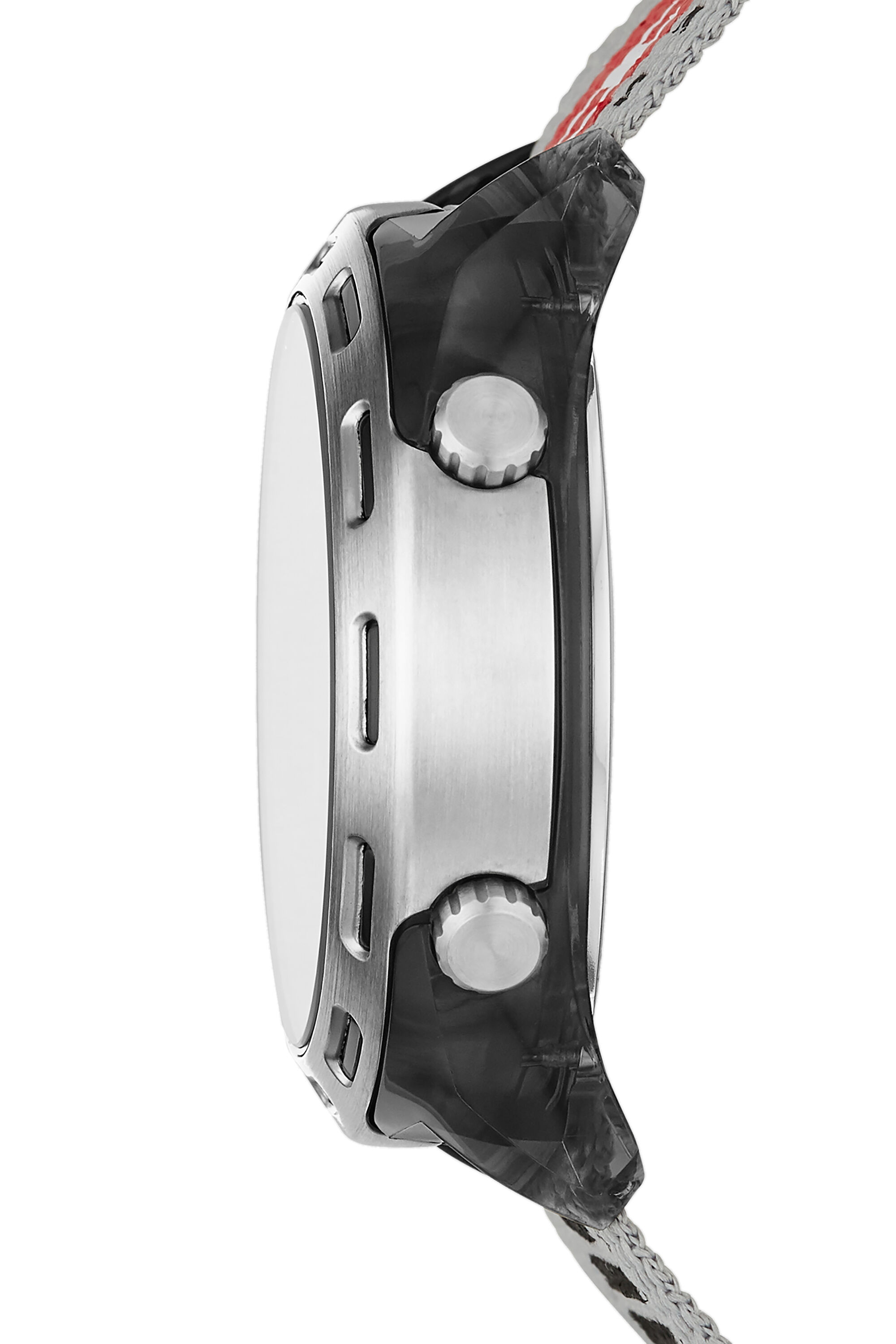 Diesel - DZ1894, Crusher montre numérique en nylon gris Homme in Gris - 2