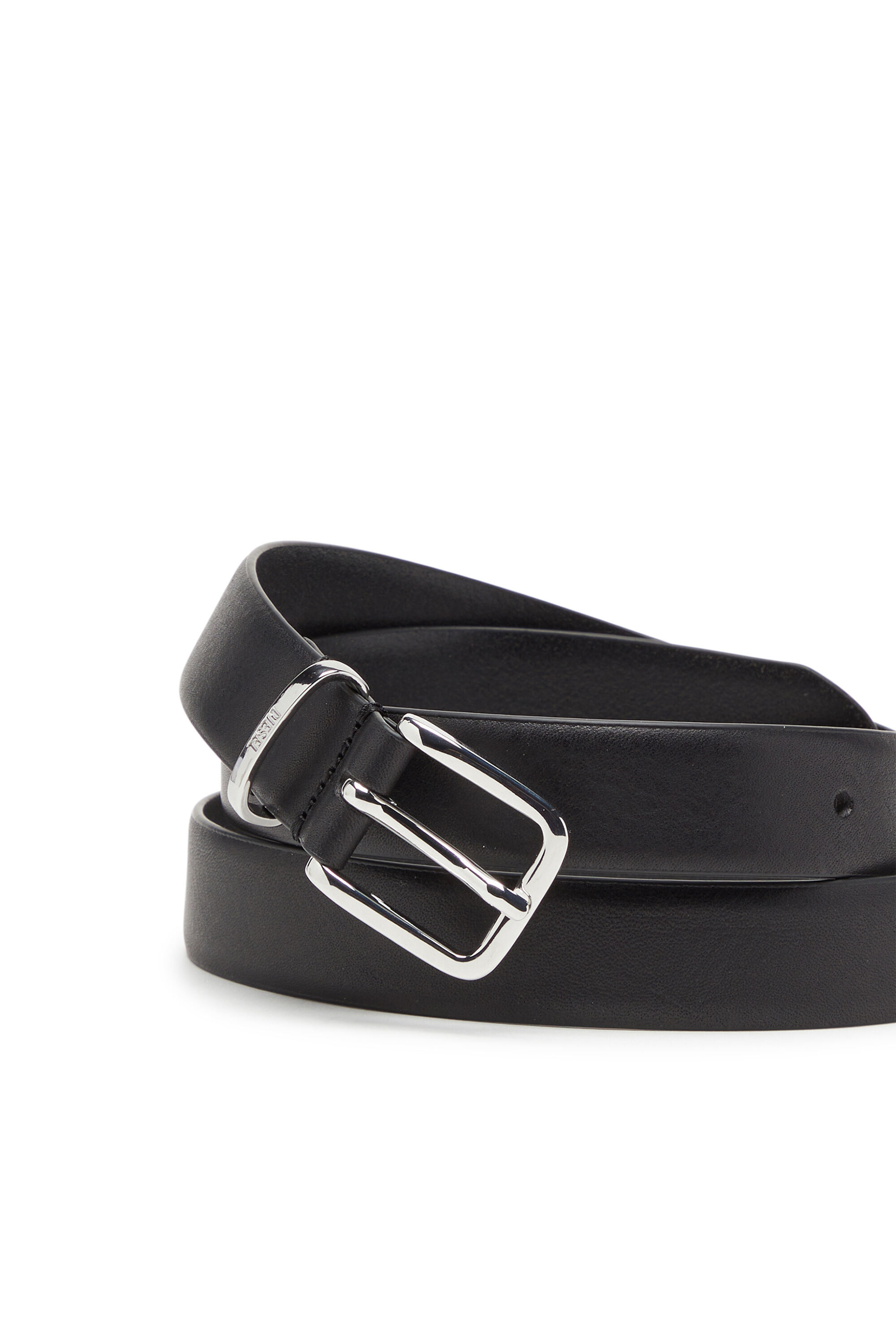 Women's 2.5cm leather belt | Black | Diesel