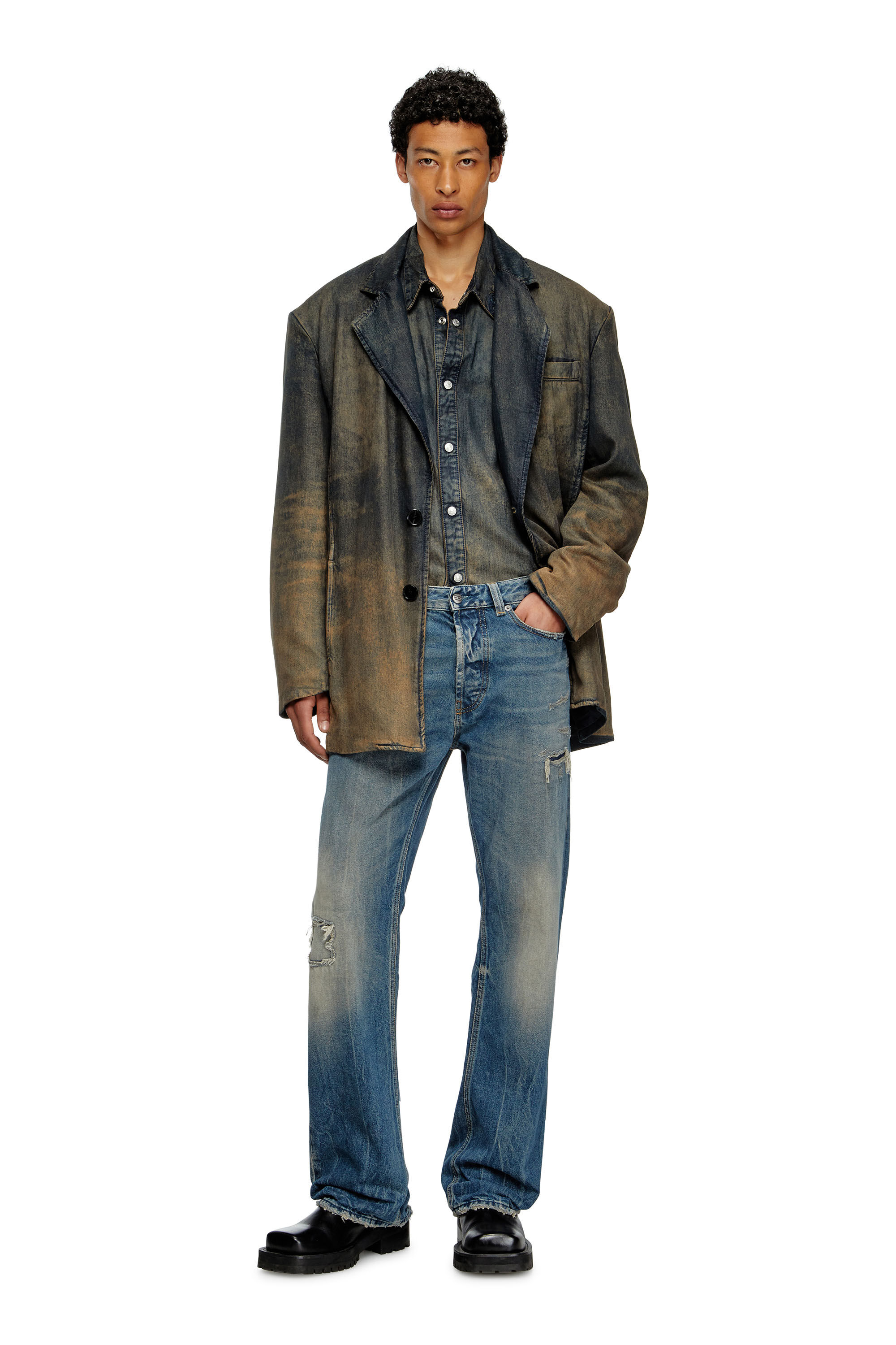 DIESEL　RelaxedJeans 1980D-Eeper Men's Relaxed Jeans | Regular Waist 1980 D-EeperMedium blue
