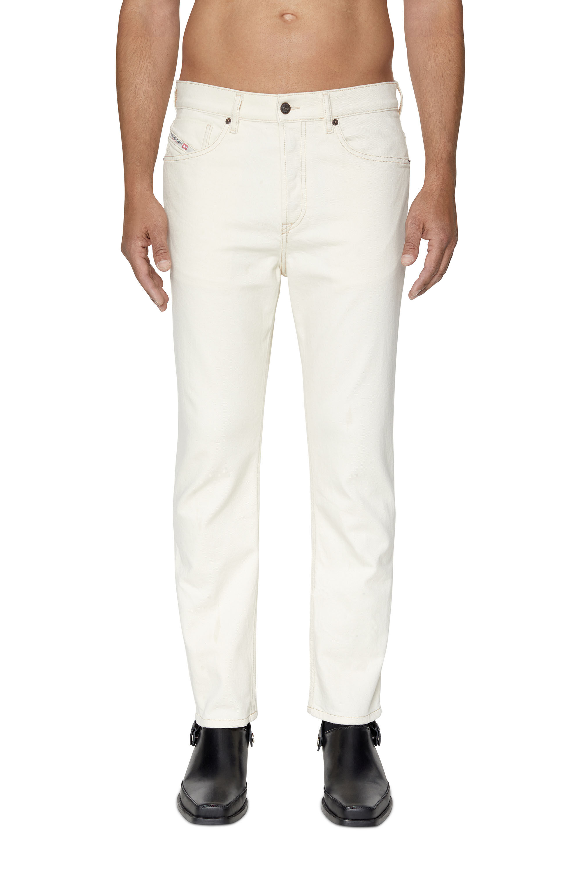 Diesel - Tapered Jeans 2005 D-Fining 09B94, Tapered Jeans - 2005 D-Fining Homme in Blanc - 3