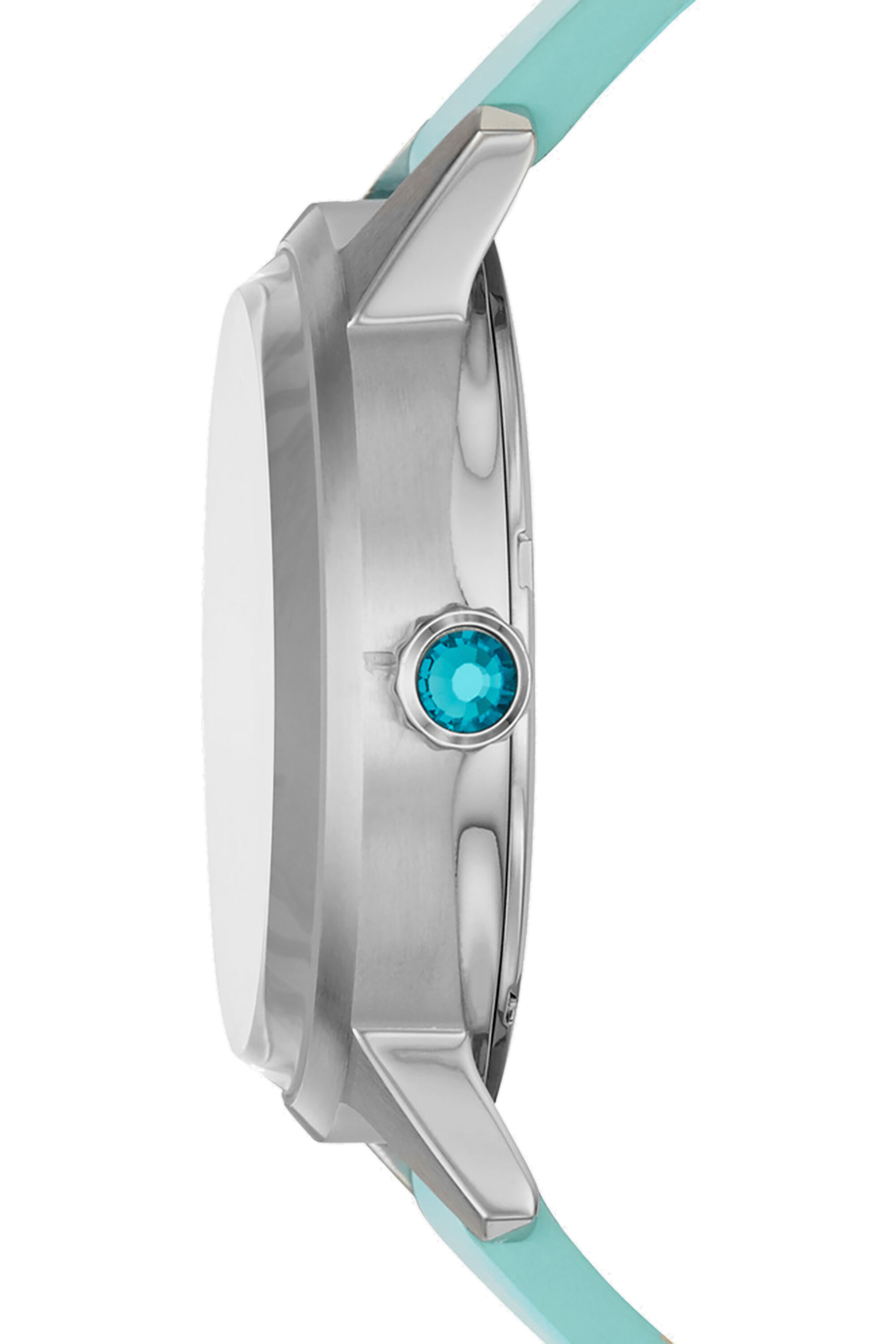 Diesel - DZ5564, Woman's Castilla glittered watch with blue strap, 38 mm in Water Green - 2