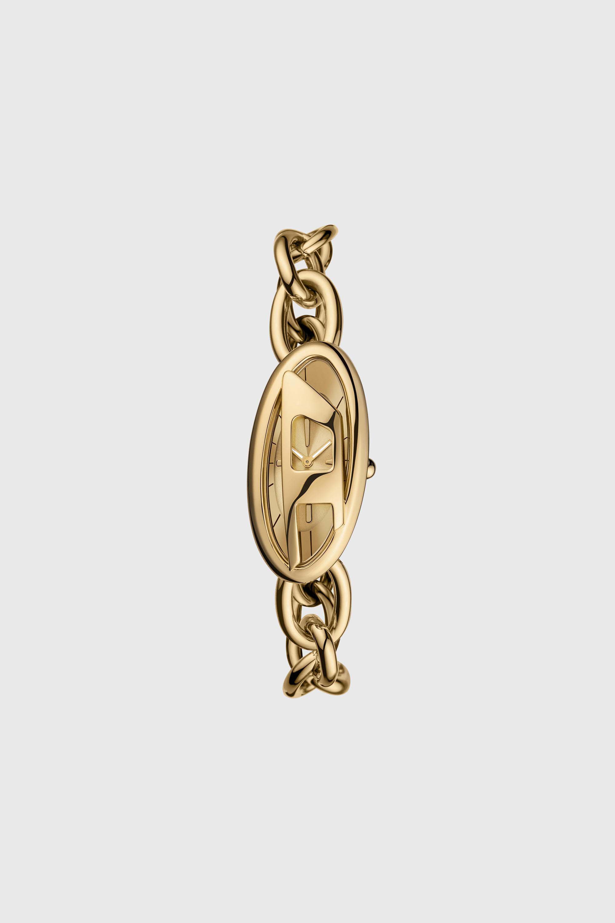 Diesel - DZ5611 WATCH, Female's D-Era Two -Hand Gold-Tone Stainless Steel Watch in Gold - 1