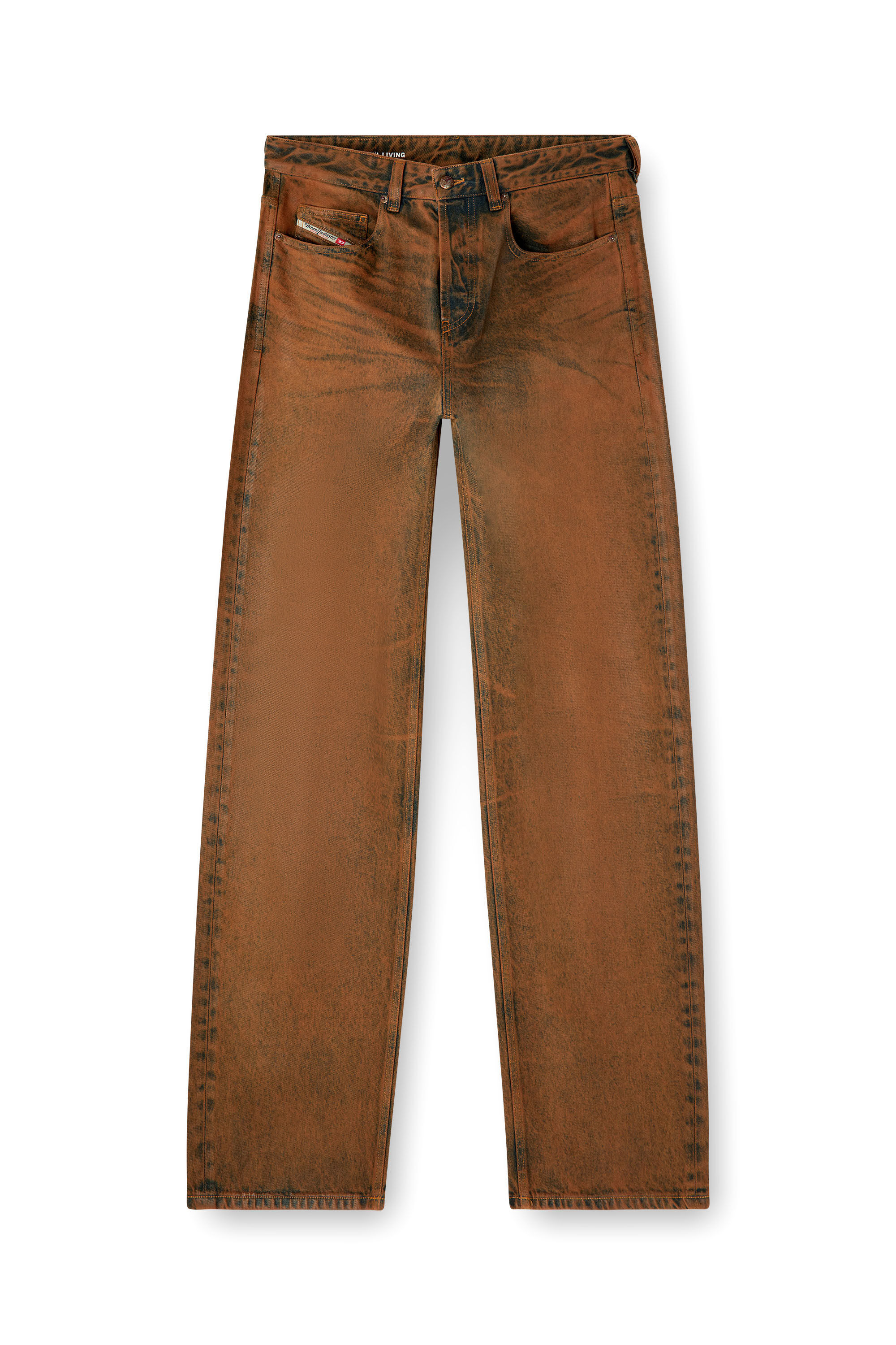 Diesel - Relaxed Jeans 2001 D-Macro 09K82 Homme, Marron - Image 2