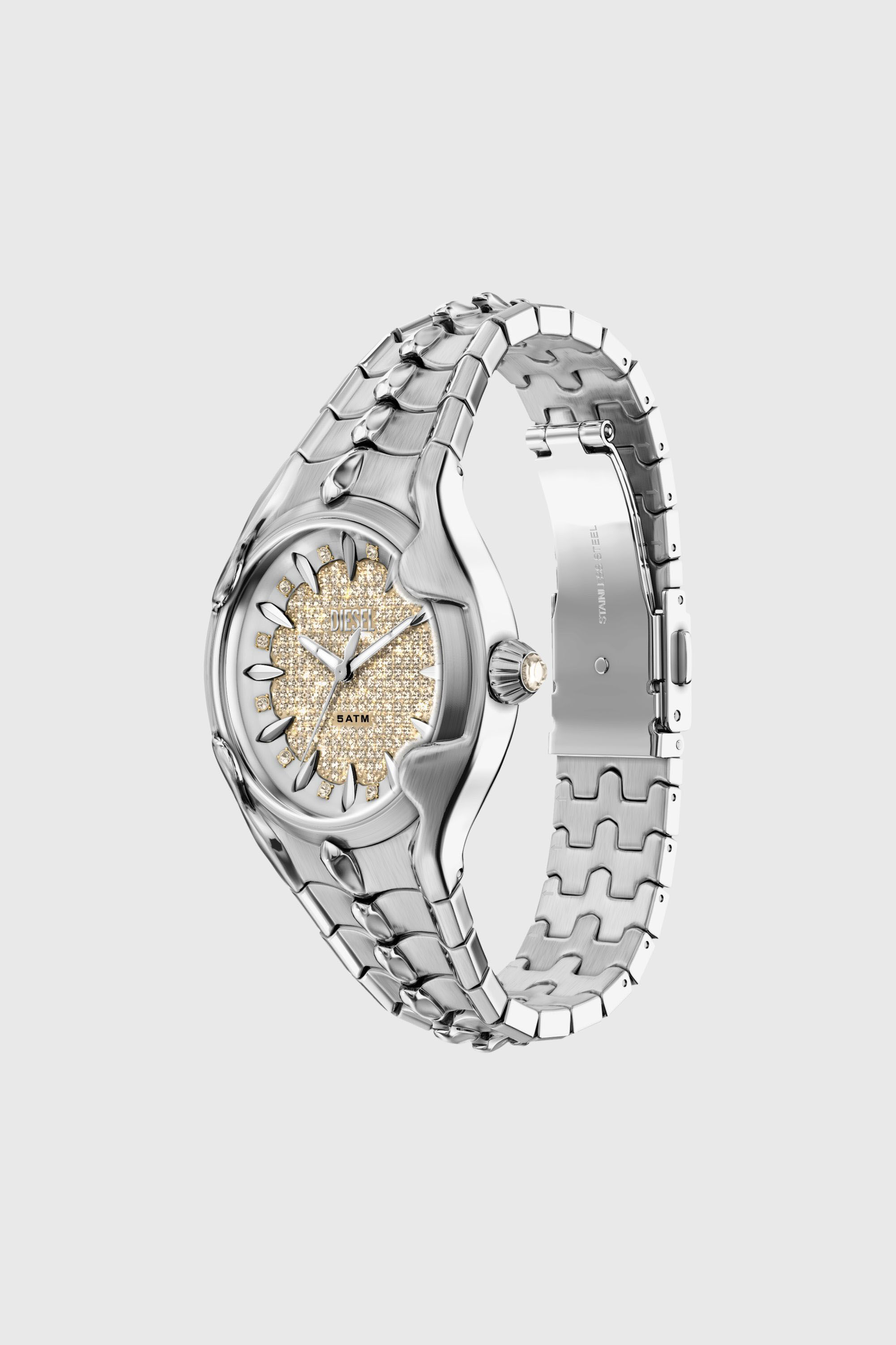 Men's Vert Stainless Steel Watch | Silver | Diesel US