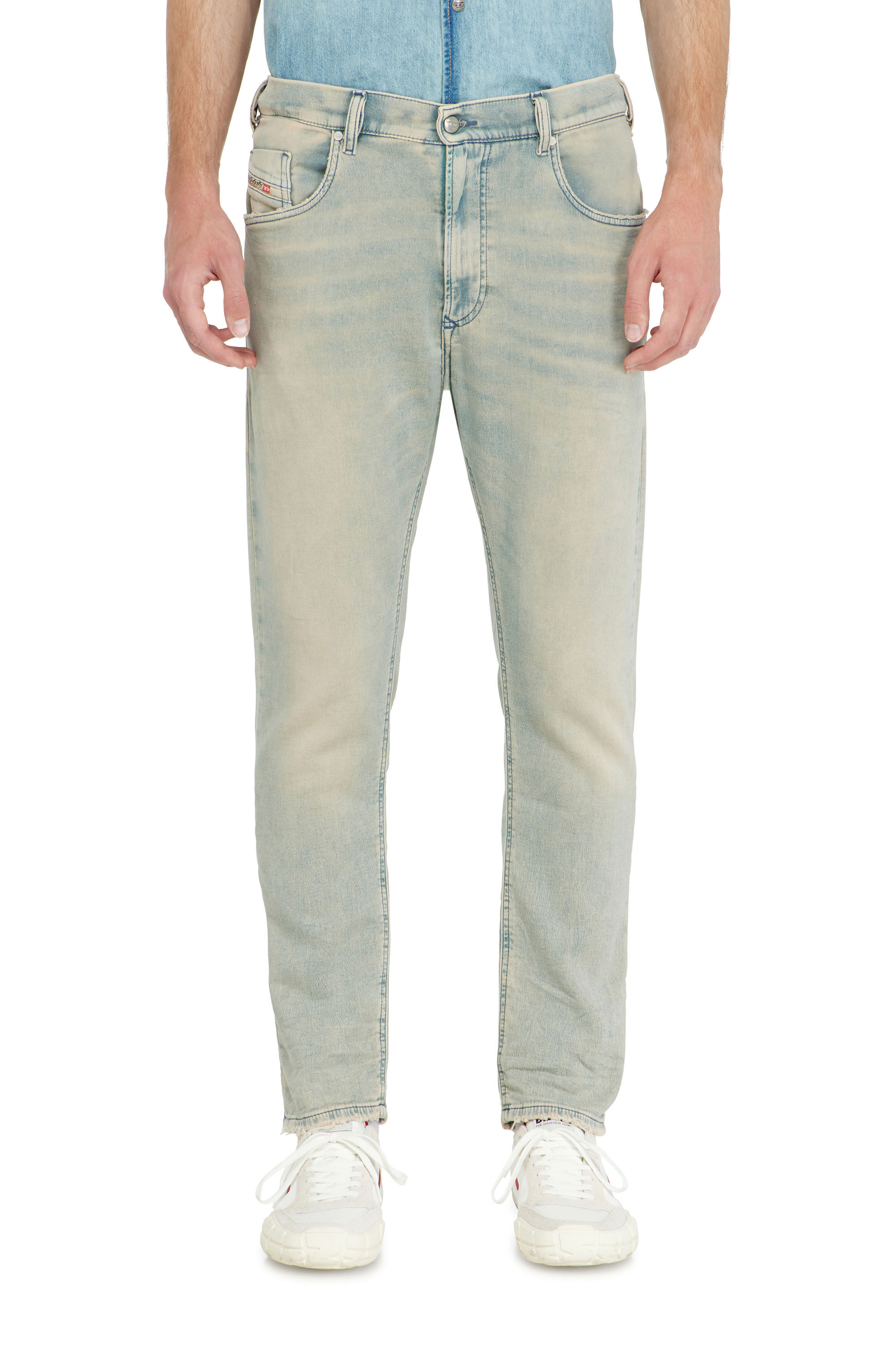 Diesel - Man's Regular 2032 D-Krooley-BW Joggjeans&reg; 068WK, Light Blue - 2