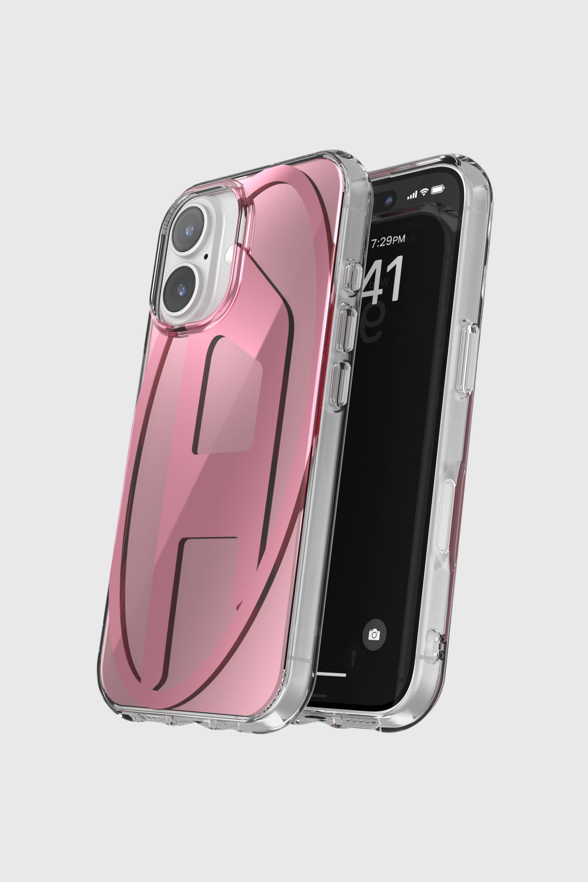 Diesel - 60163 AOP CASE, Funda iP 16 Unisex in Rosa - 4