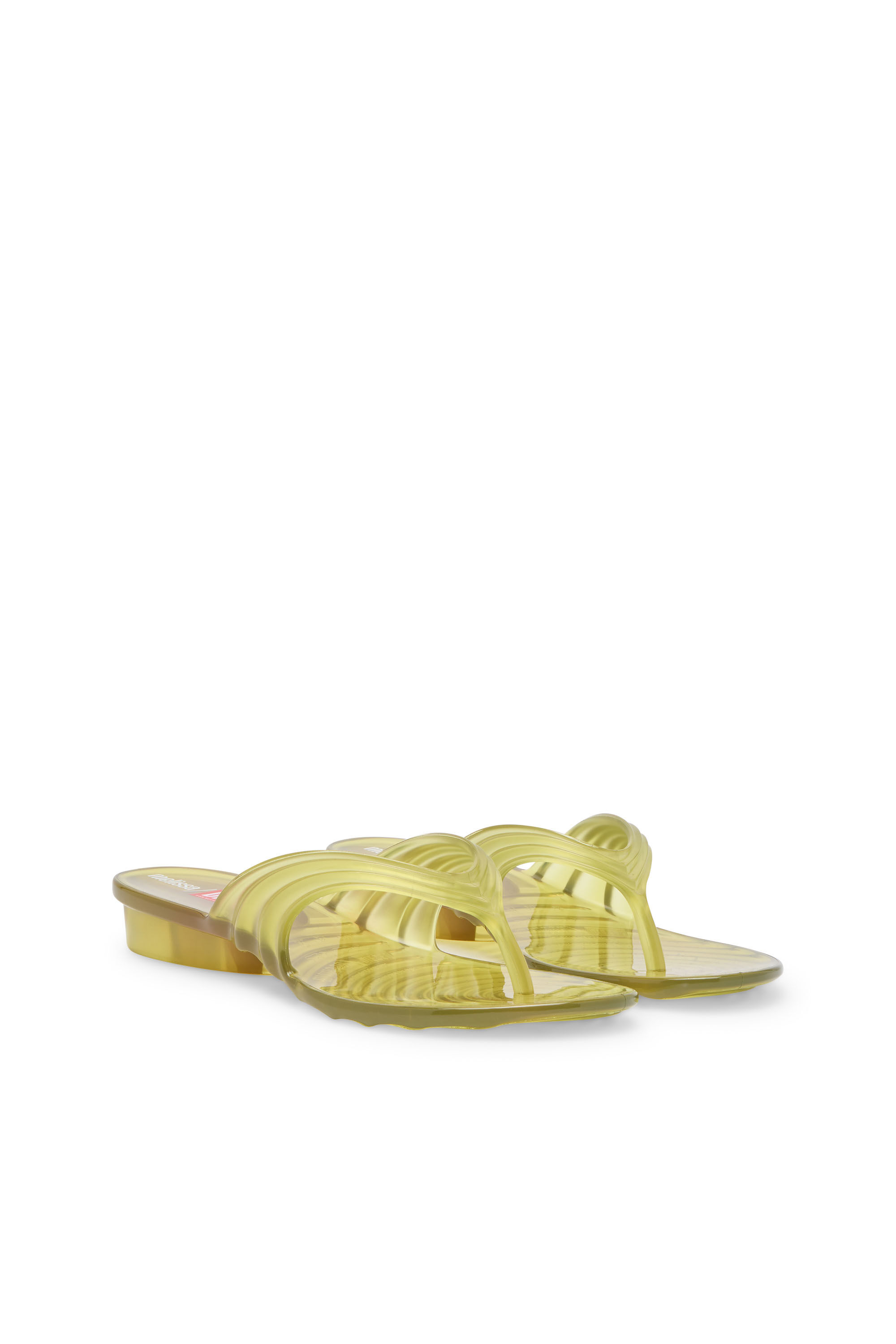 Women's Sculptural flip-flops in Melflex® | Giallo | Diesel