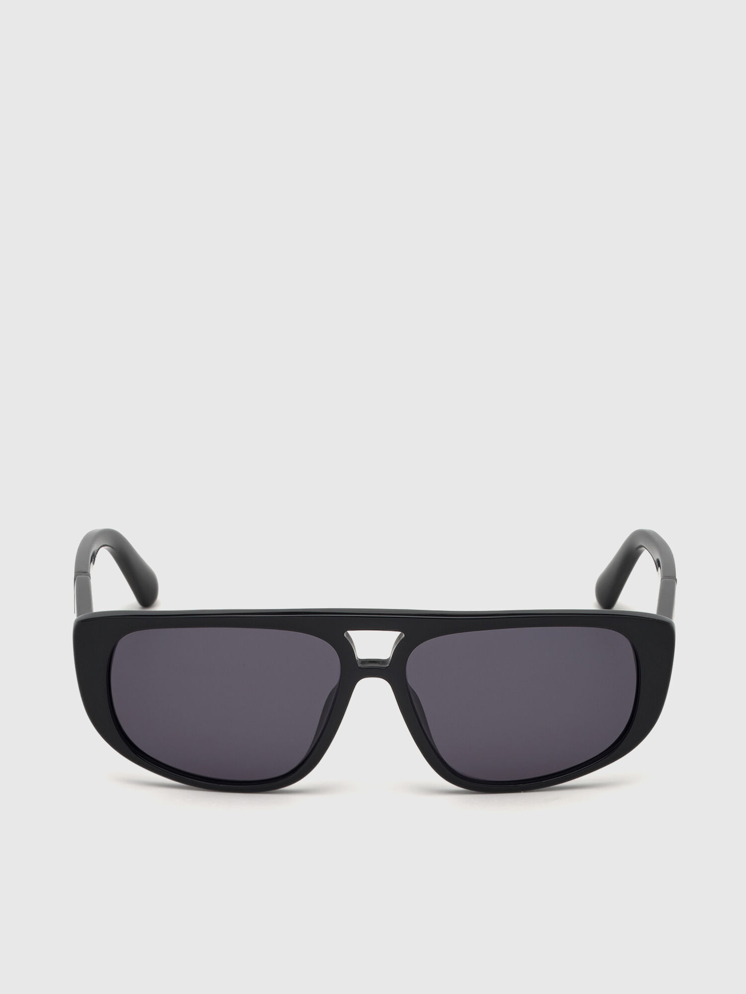 Diesel - DL0306, Unisex's Unisex acetate navigator-style sunglasses in Black - 1
