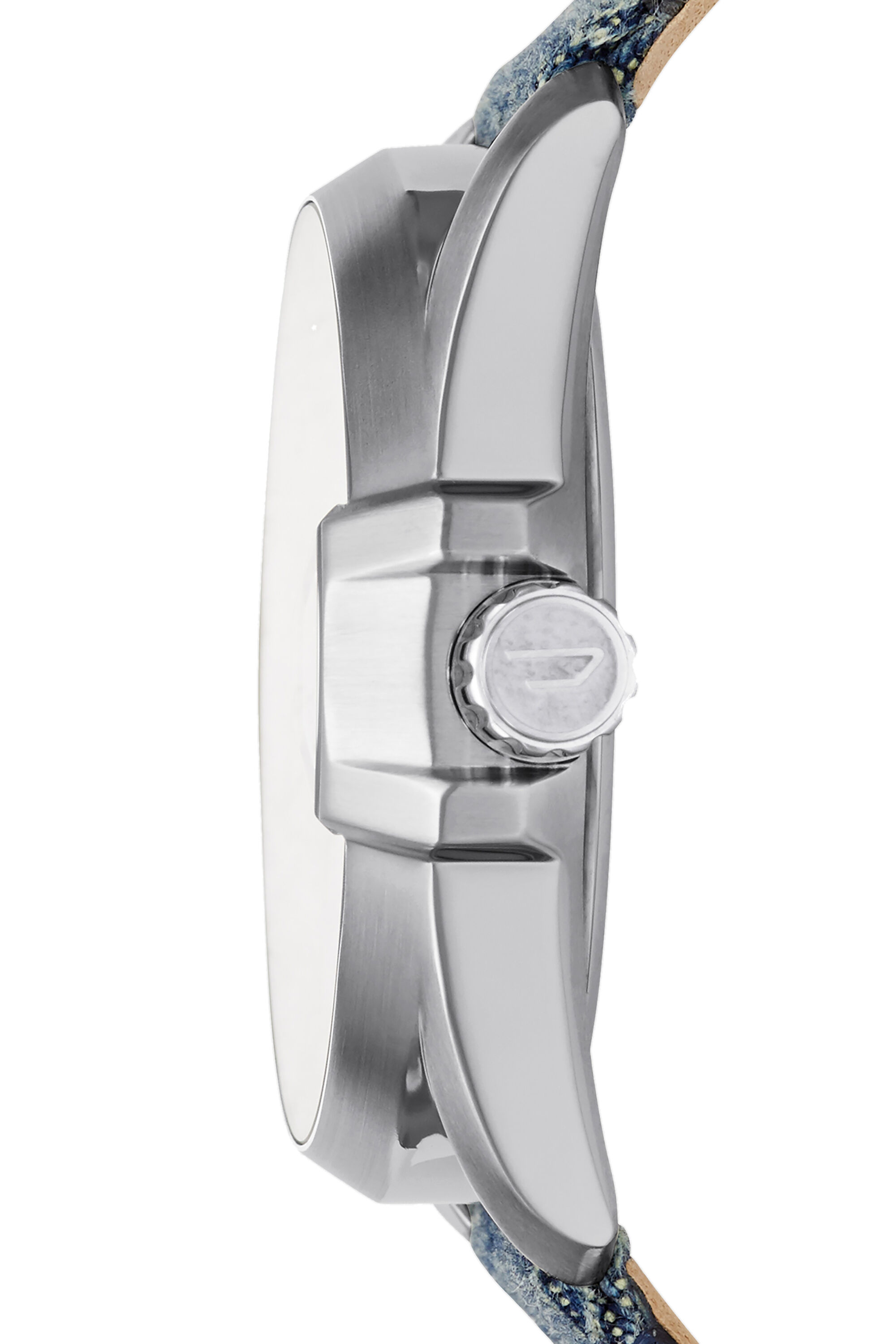 DZ1891 Man: MS9 three-hand blue denim watch | Diesel