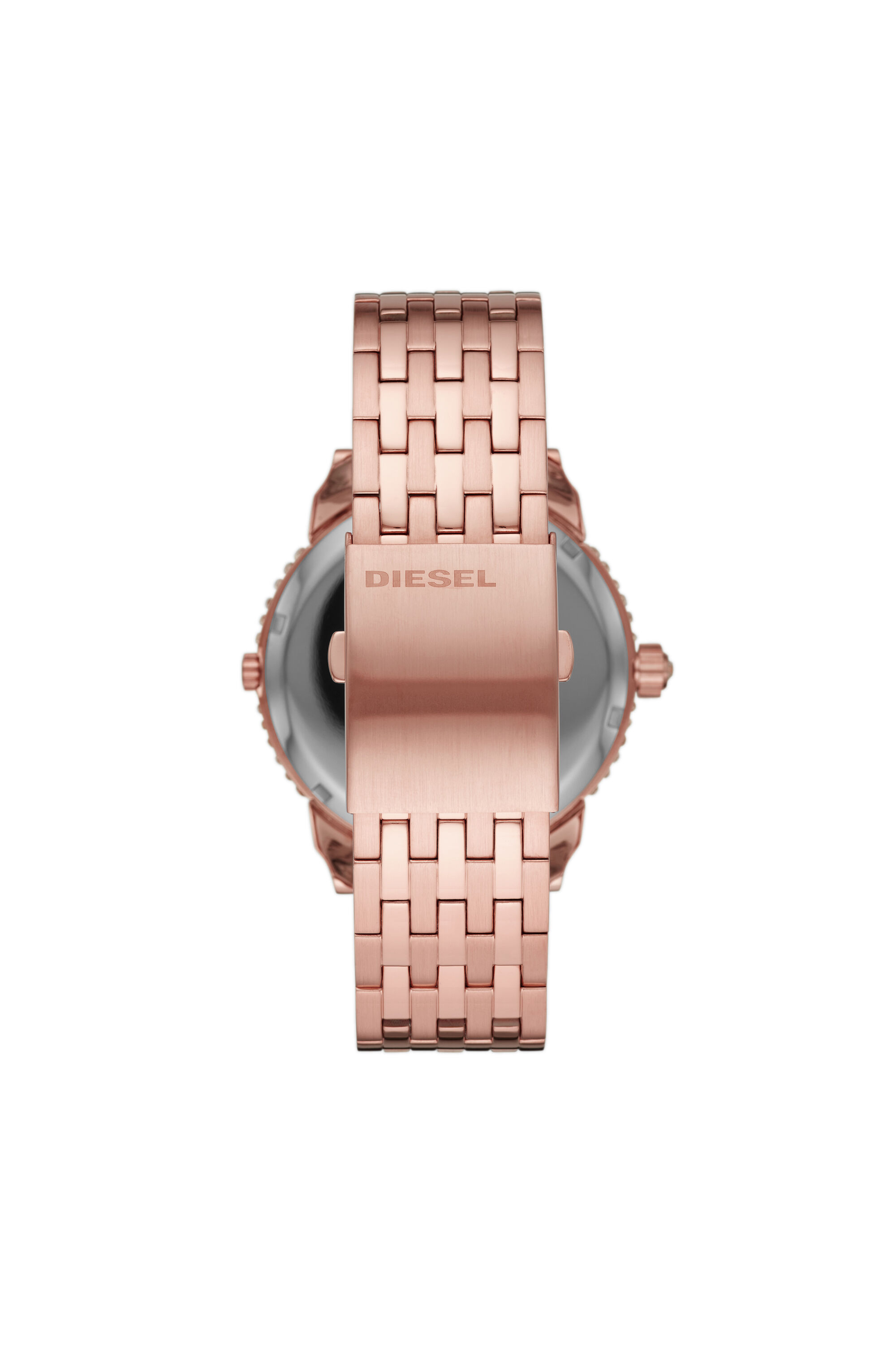 Diesel - DZ5597, Woman's Mini Daddy Three-Hand Rose Gold-Tone Stainless Steel Watch in Pink - 2
