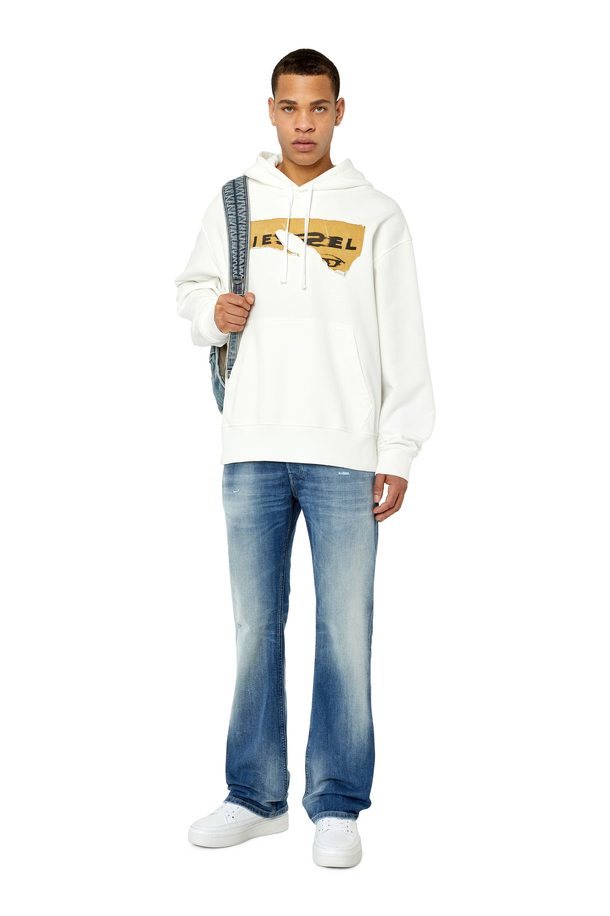 Diesel - S-SINNA LOW TK, Man's S-Sinna Low Tk - Low-top sneaker with tear-away fabric in White - 8
