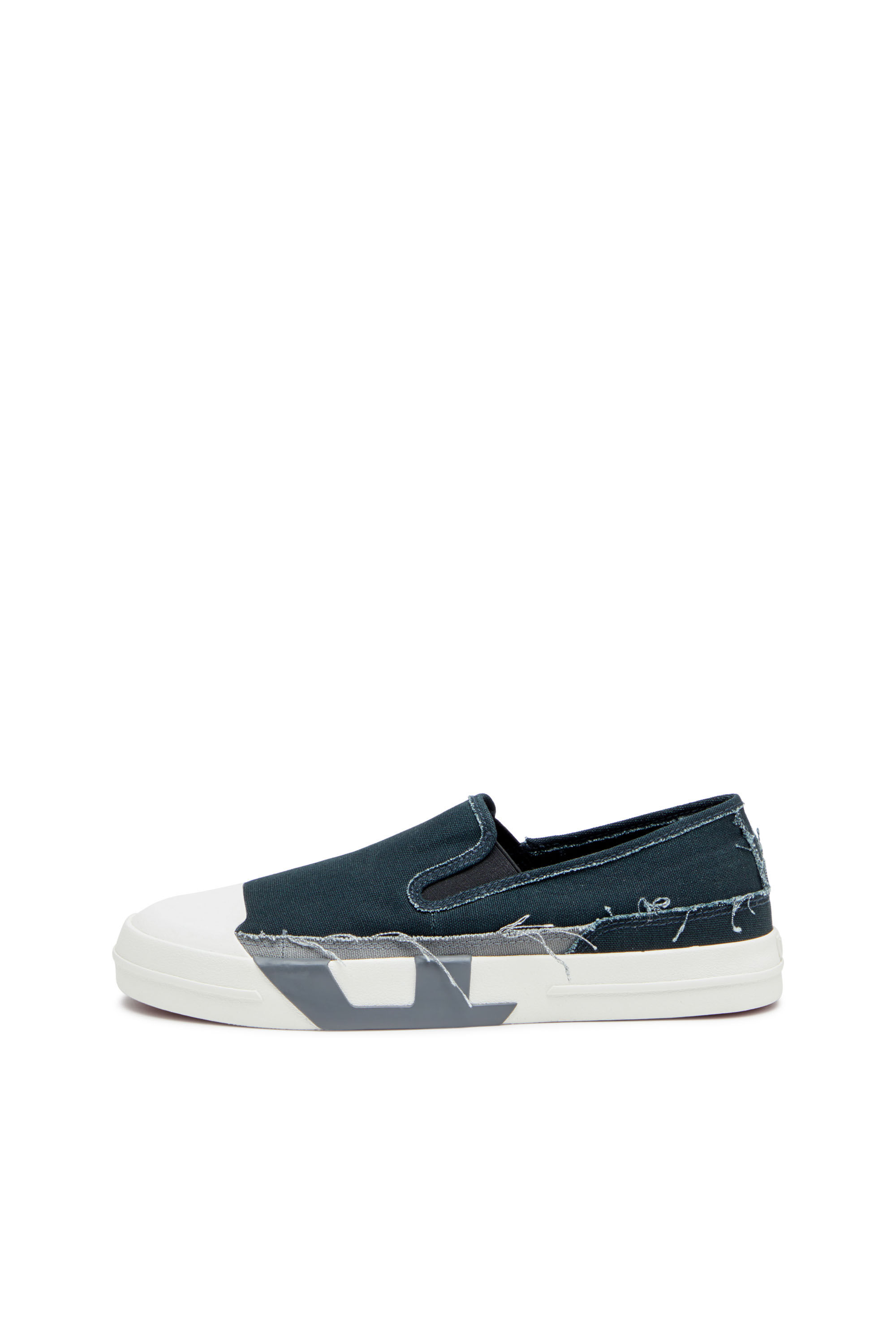 Diesel - S-D-VERSE SO, S-D-Verse-Sneakers sans lacets en toile effilochée Homme in Polychrome - 7