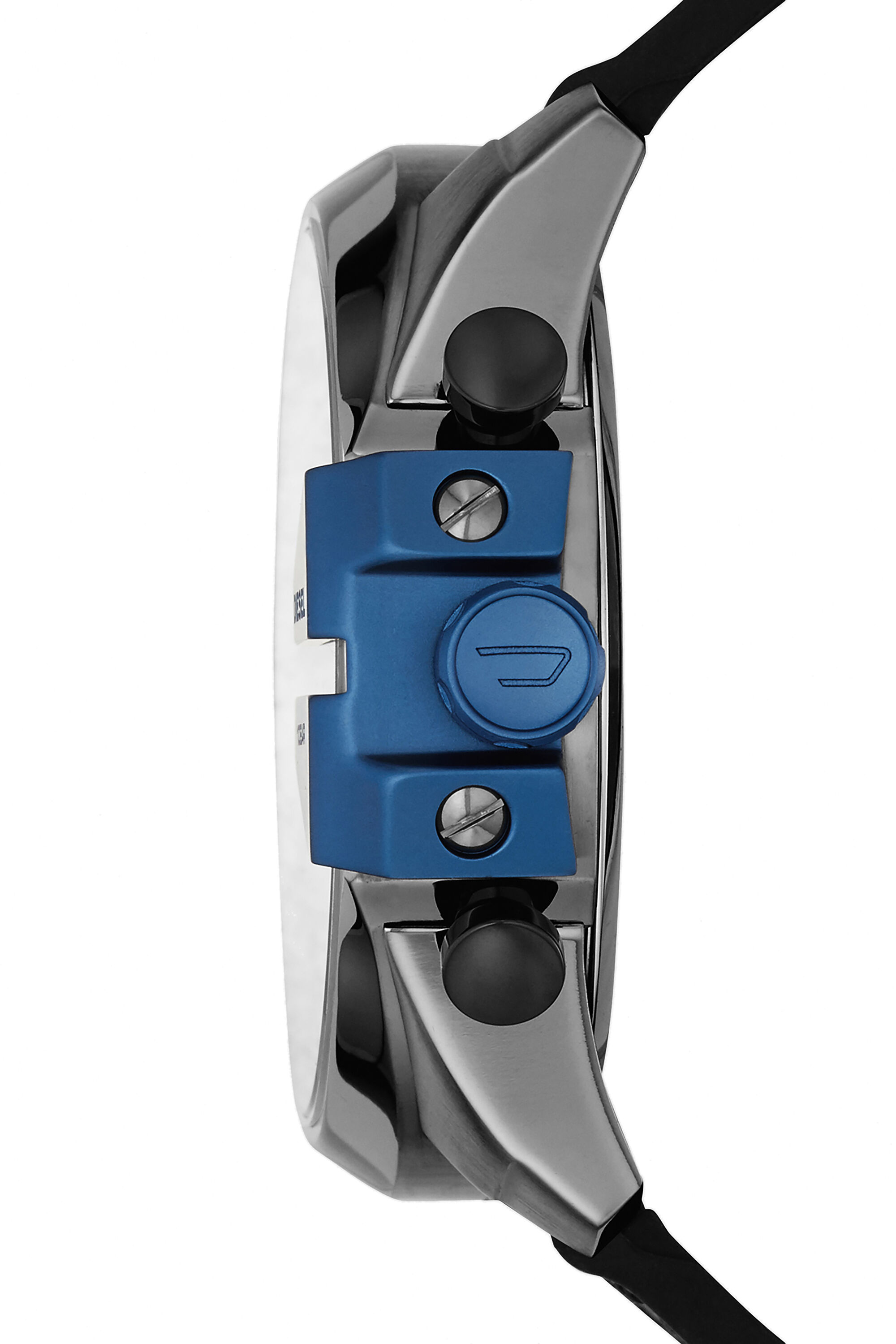Diesel - DZ4500, Mega Chief montre chronographe noire et grise Homme in Noir - 2