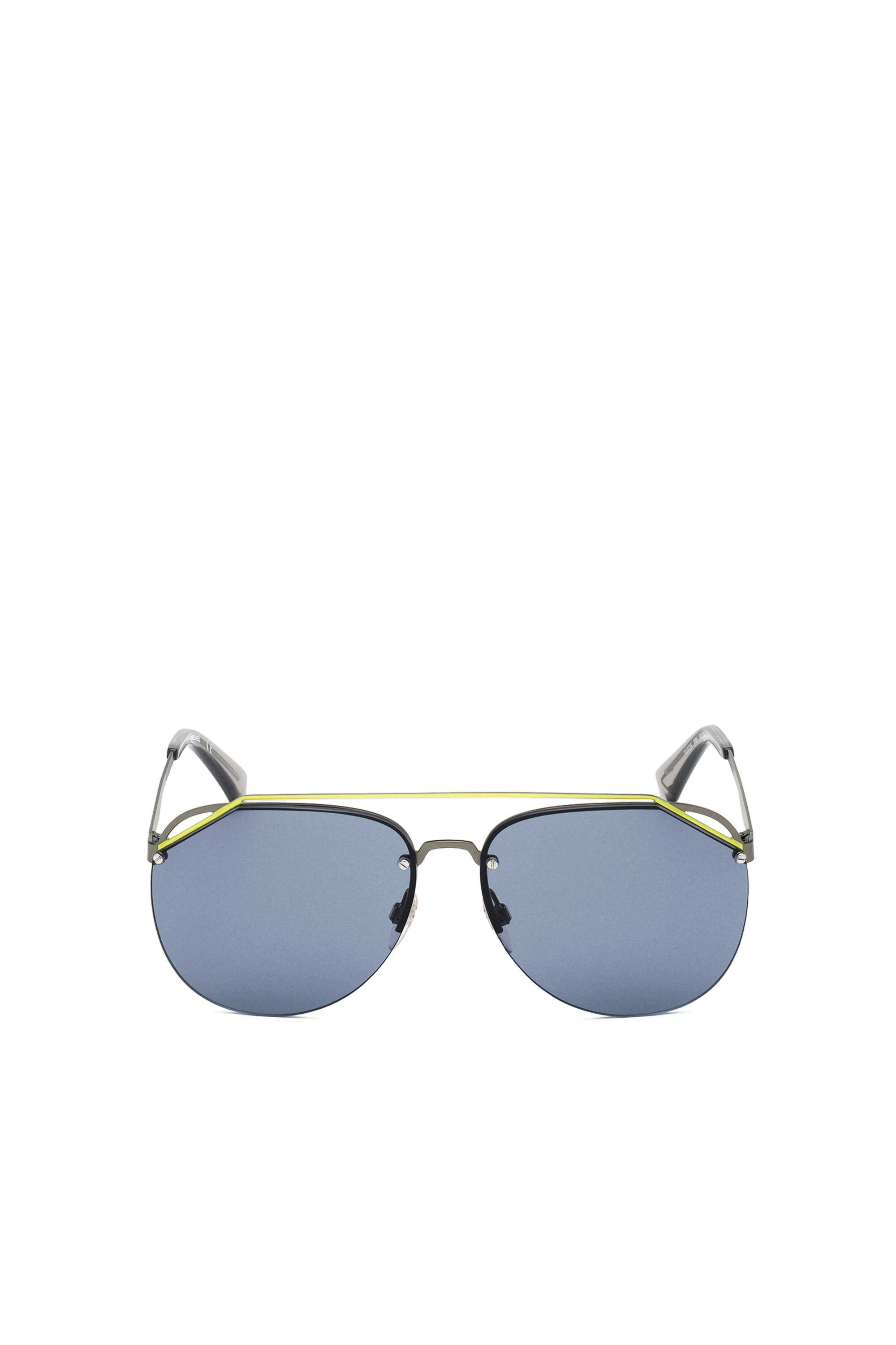 Diesel Metal Aviator Sunglasses DL0302: Sunglasses in metal | Diesel main image 2