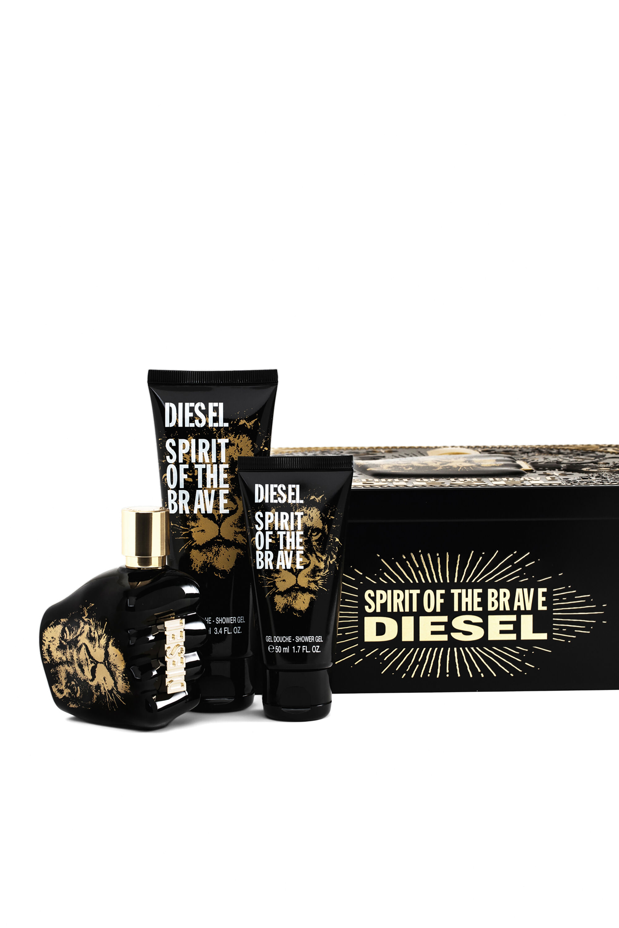 Diesel - SPIRIT OF THE BRAVE 75ML METAL GIFT SET, Set de regalo SPIRIT OF THE BRAVE Hombre in Negro - 1