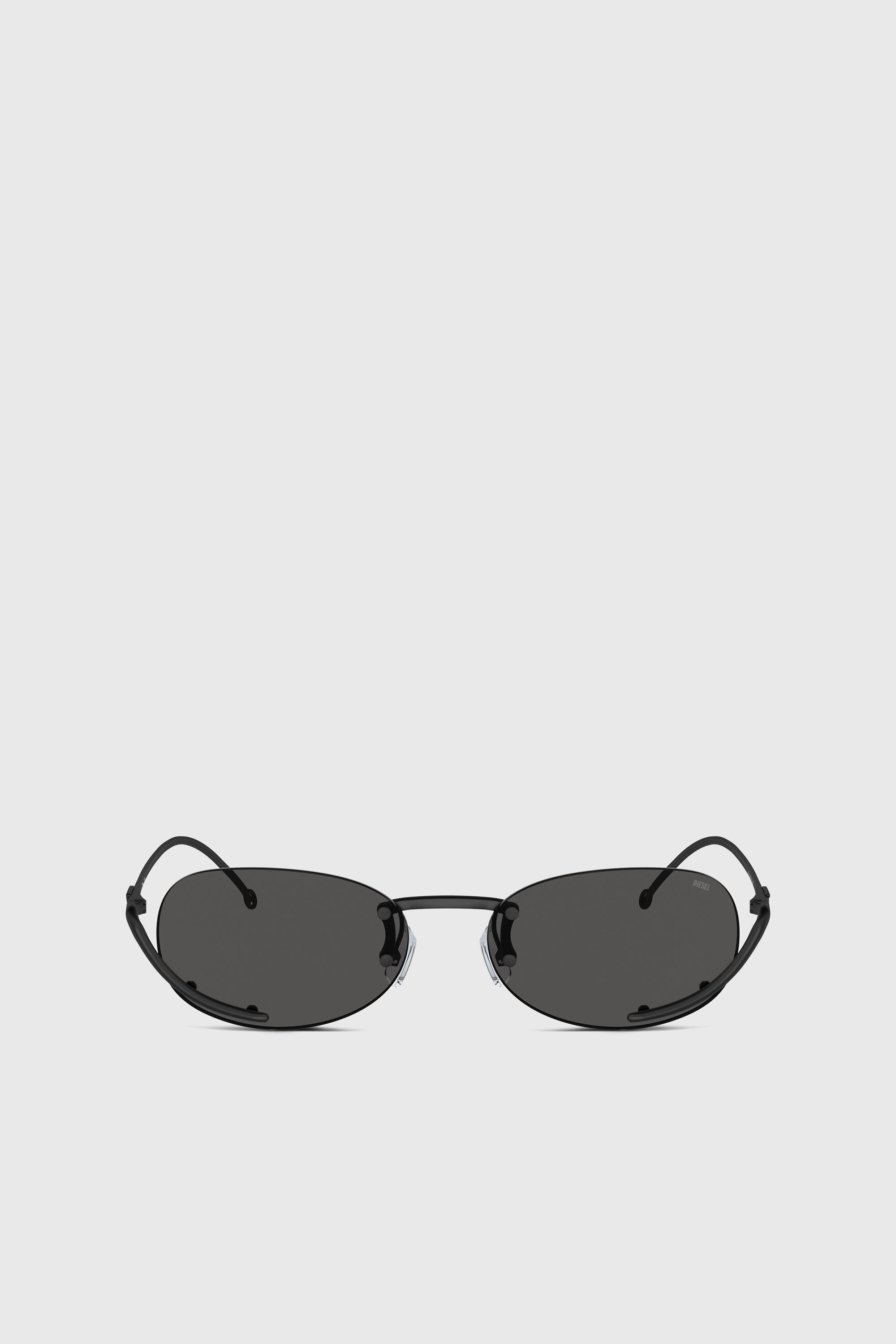 Women's Oval sunglasses | Black | Diesel {{Country}}