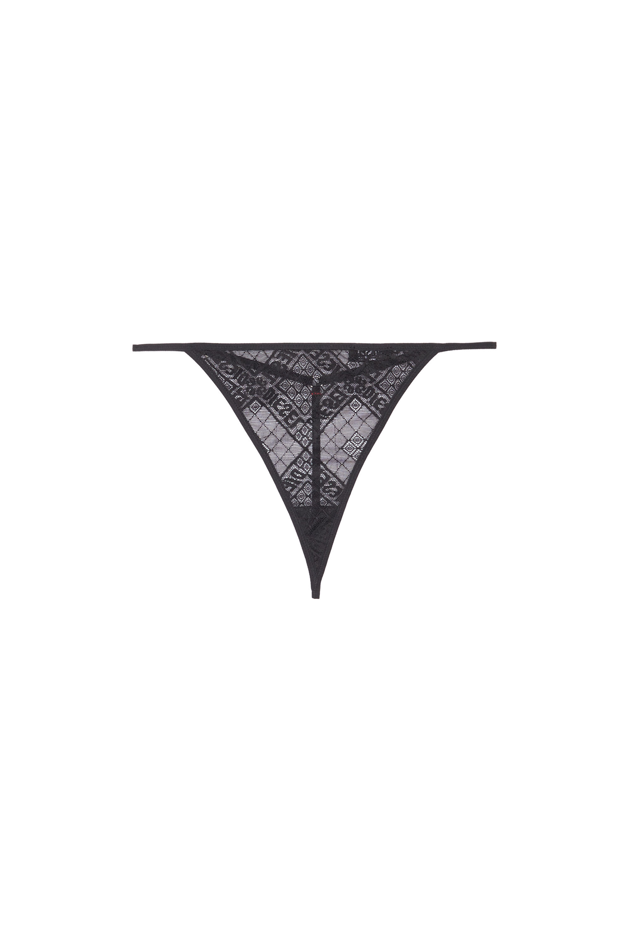 Diesel - UFST-SADIE-L, String en dentelle Diesel Femme in Noir - 1