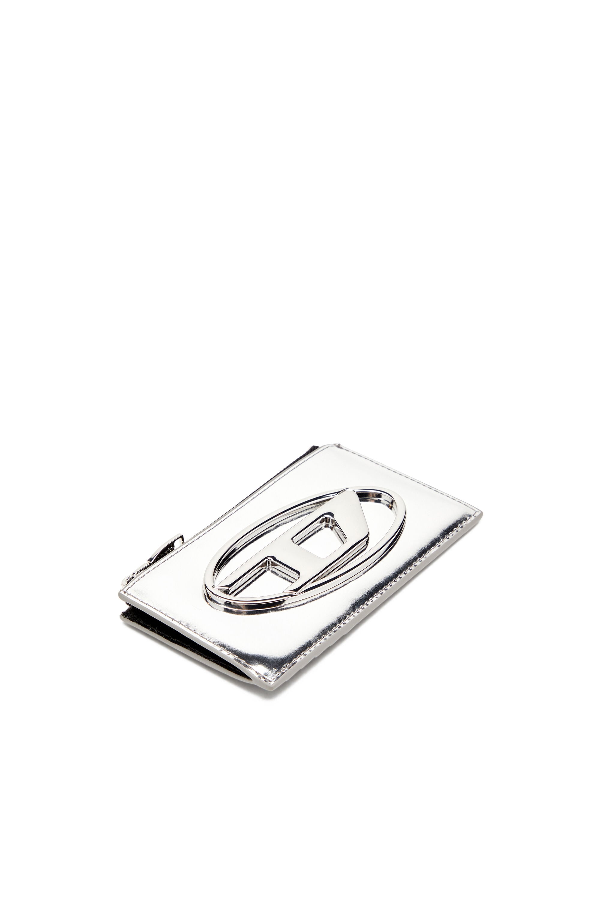Women's Card holder in mirror leather | Silver | Diesel {{Country}}