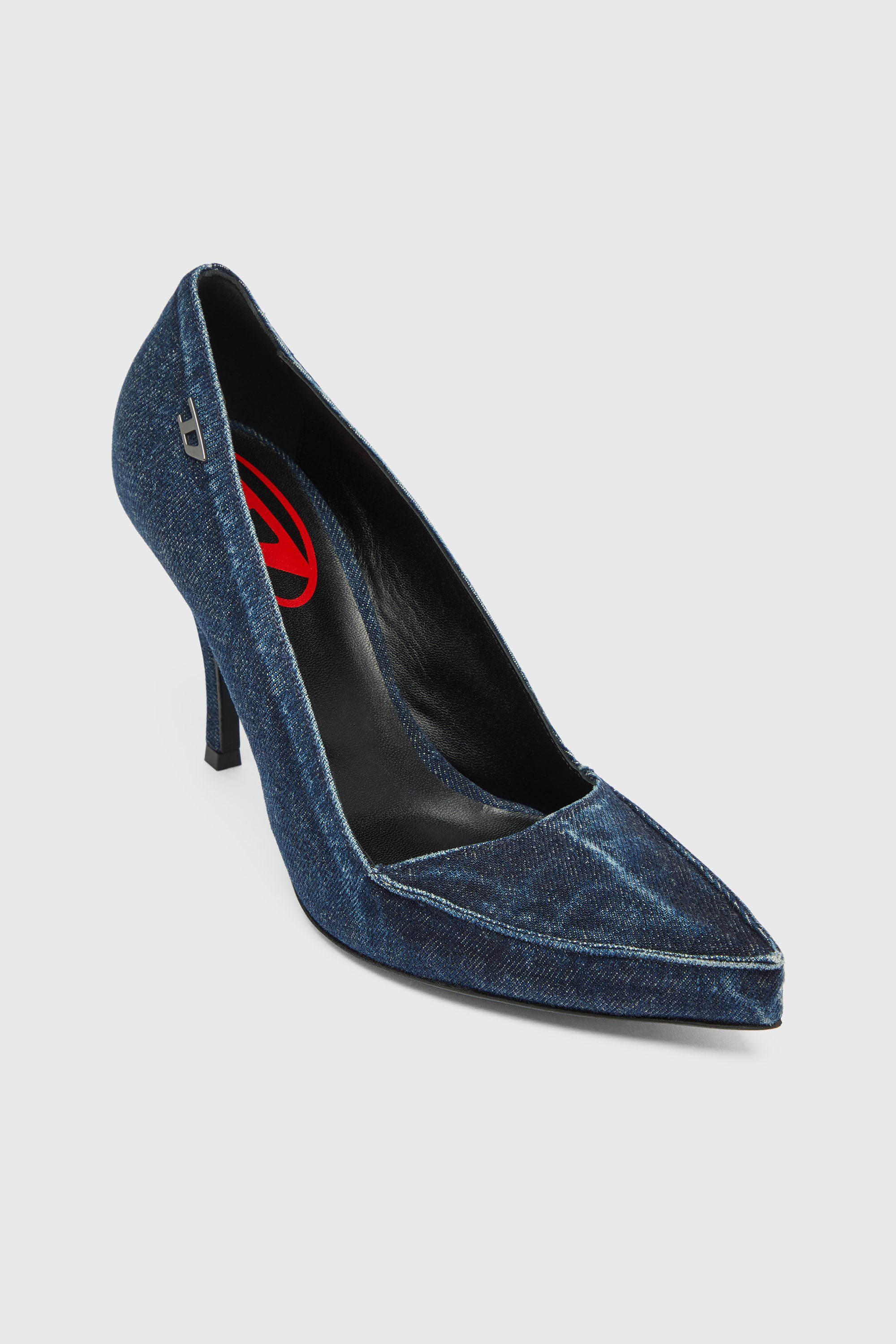 Diesel - D-LUCETTE-90-PUMP D, D-Lucette-Escarpins en denim Femme in ToBeDefined - 6