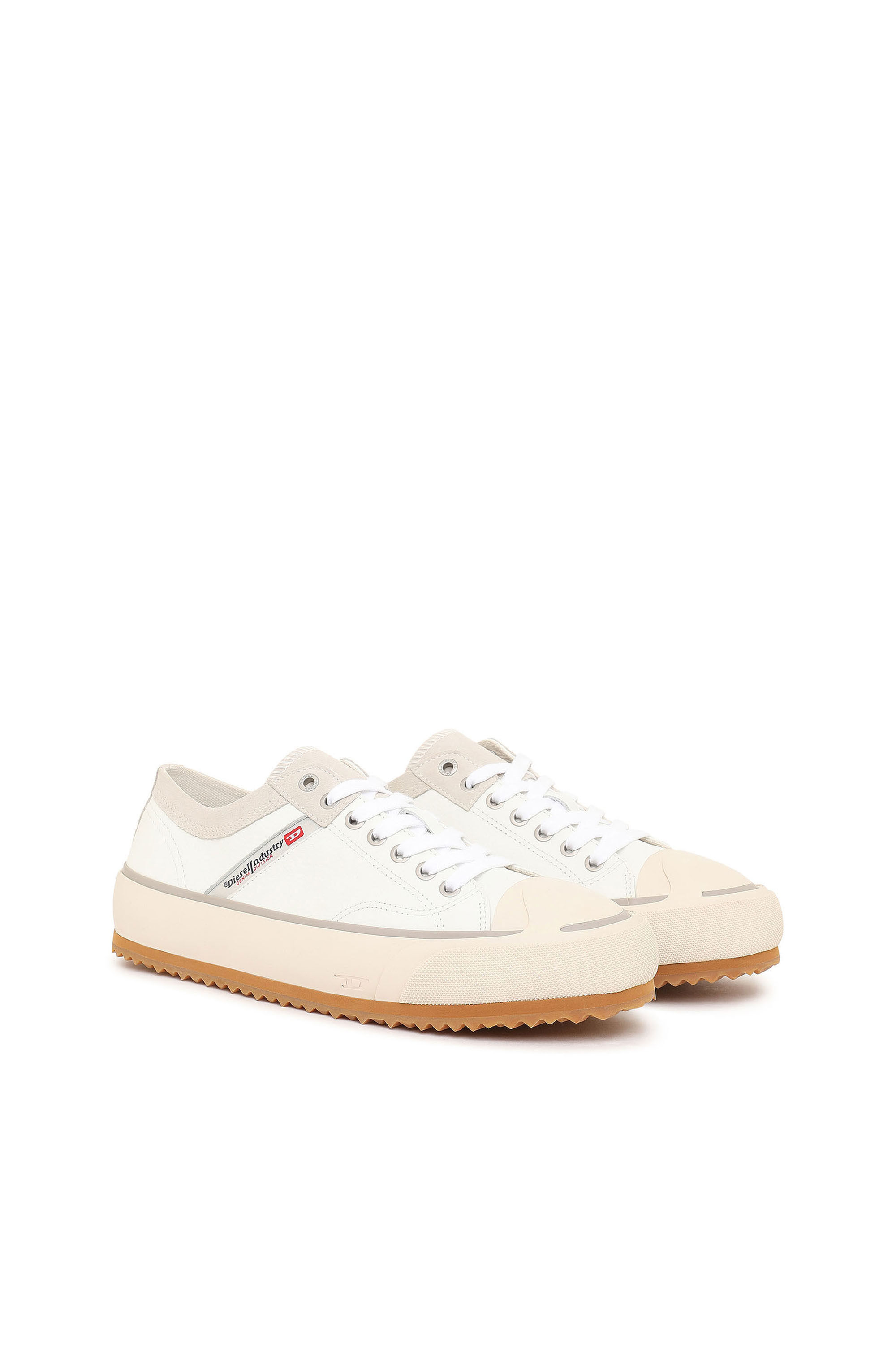 Diesel - S-PRINCIPIA LOW X, Male's S-Principia Low X - Sneakers in leather and suede in White - 2