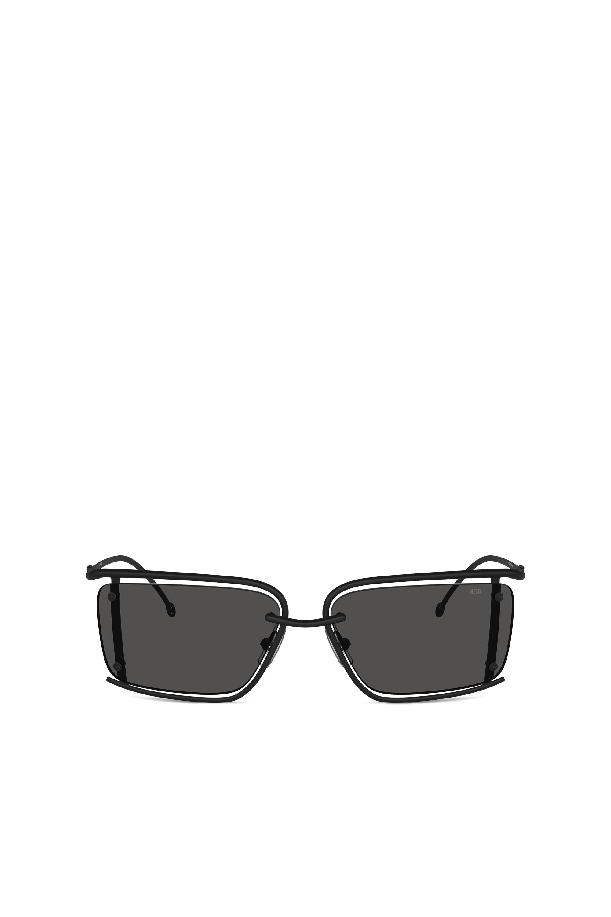 Women's Rectangle sunglasses | Black | Diesel {{Country}}