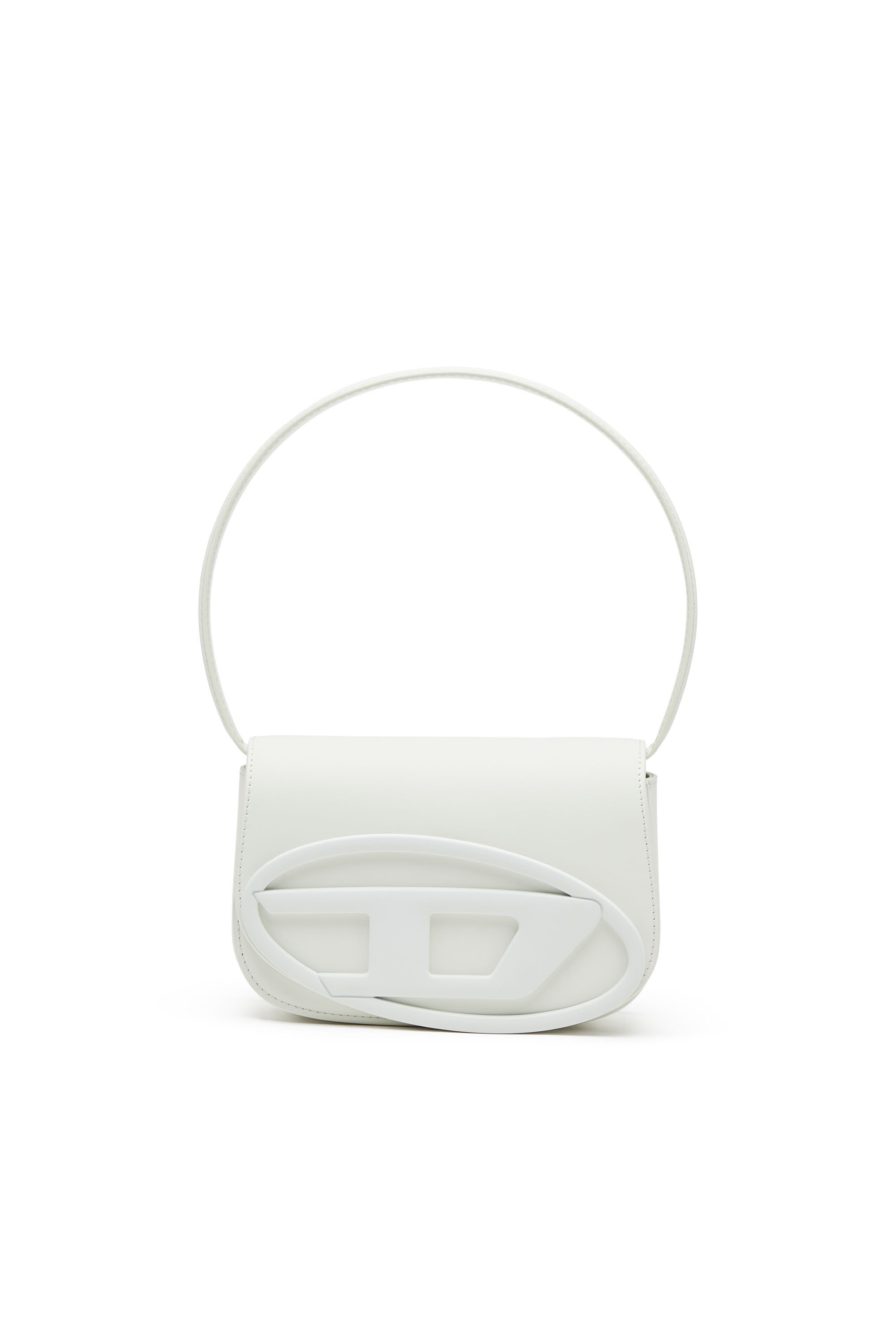 Diesel - 1DR, 1DR-Sac à bandoulière iconique en cuir mat Femme in Blanc - 6