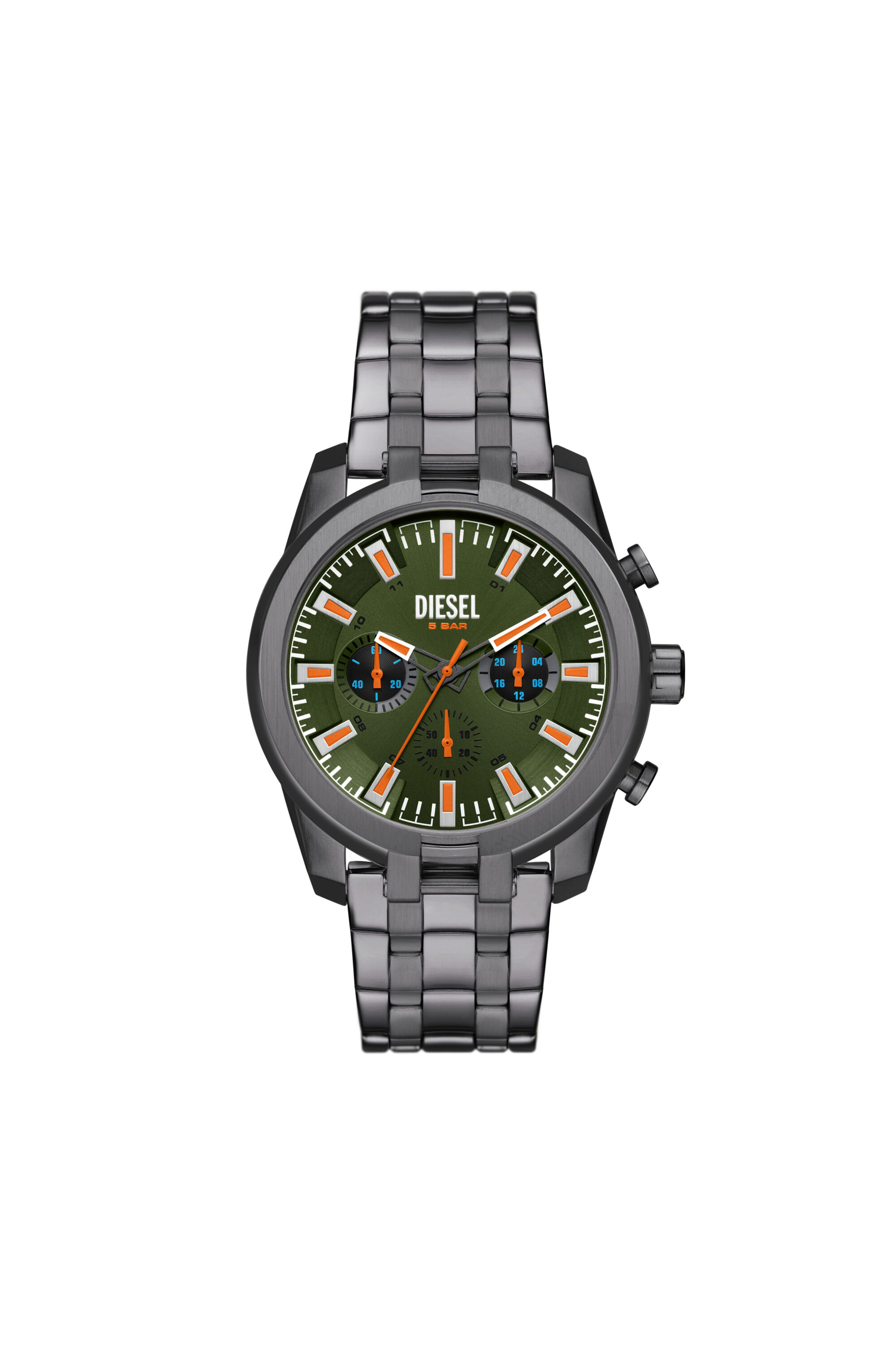 Diesel - DZ4624, Male's Split Gunmetal Stainless Steel Watch in Dark Grey - 1