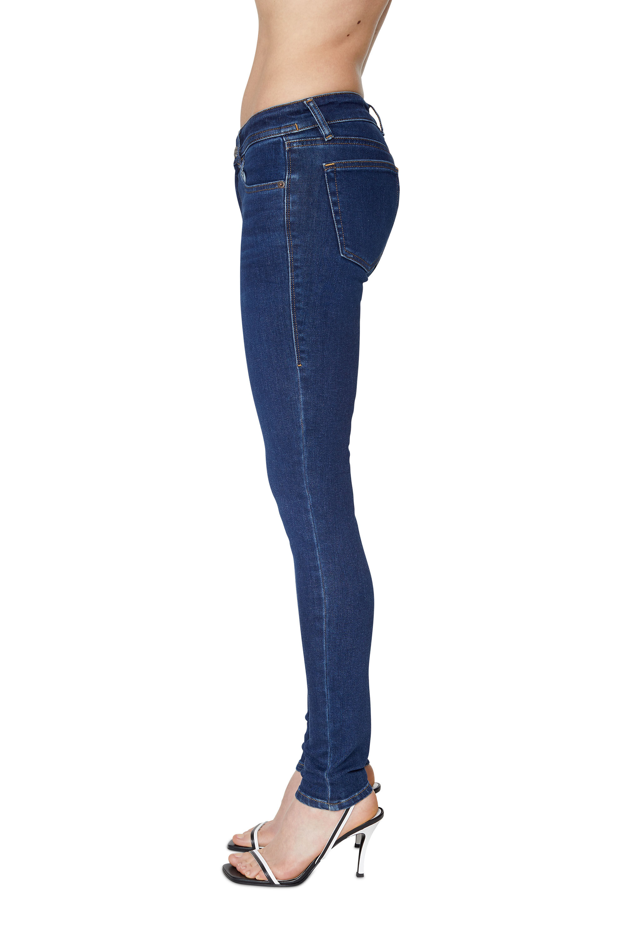Diesel - Female's Super skinny Jeans 2018 Slandy-Low 09C19, Dark Blue - 6