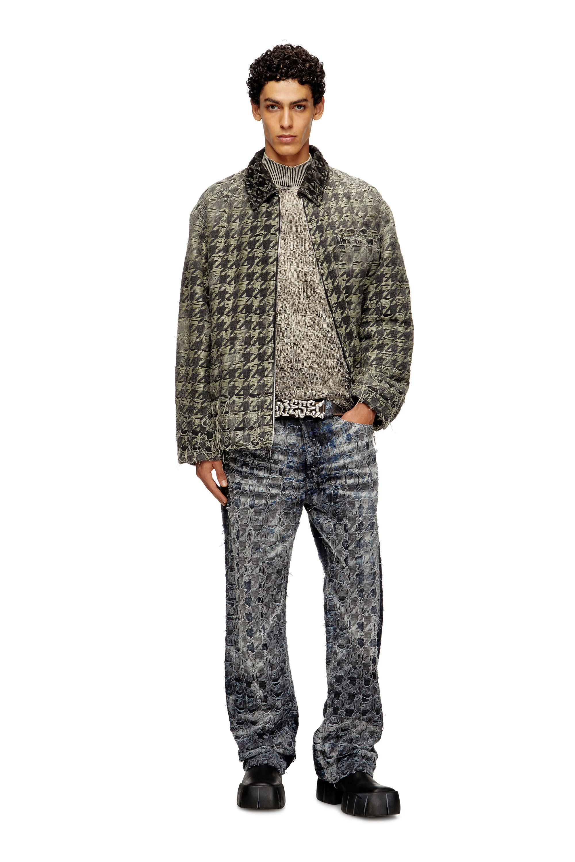 Diesel - Male's Relaxed Jeans 1980 D-Eeper 0CEBL, Dark Blue - 1