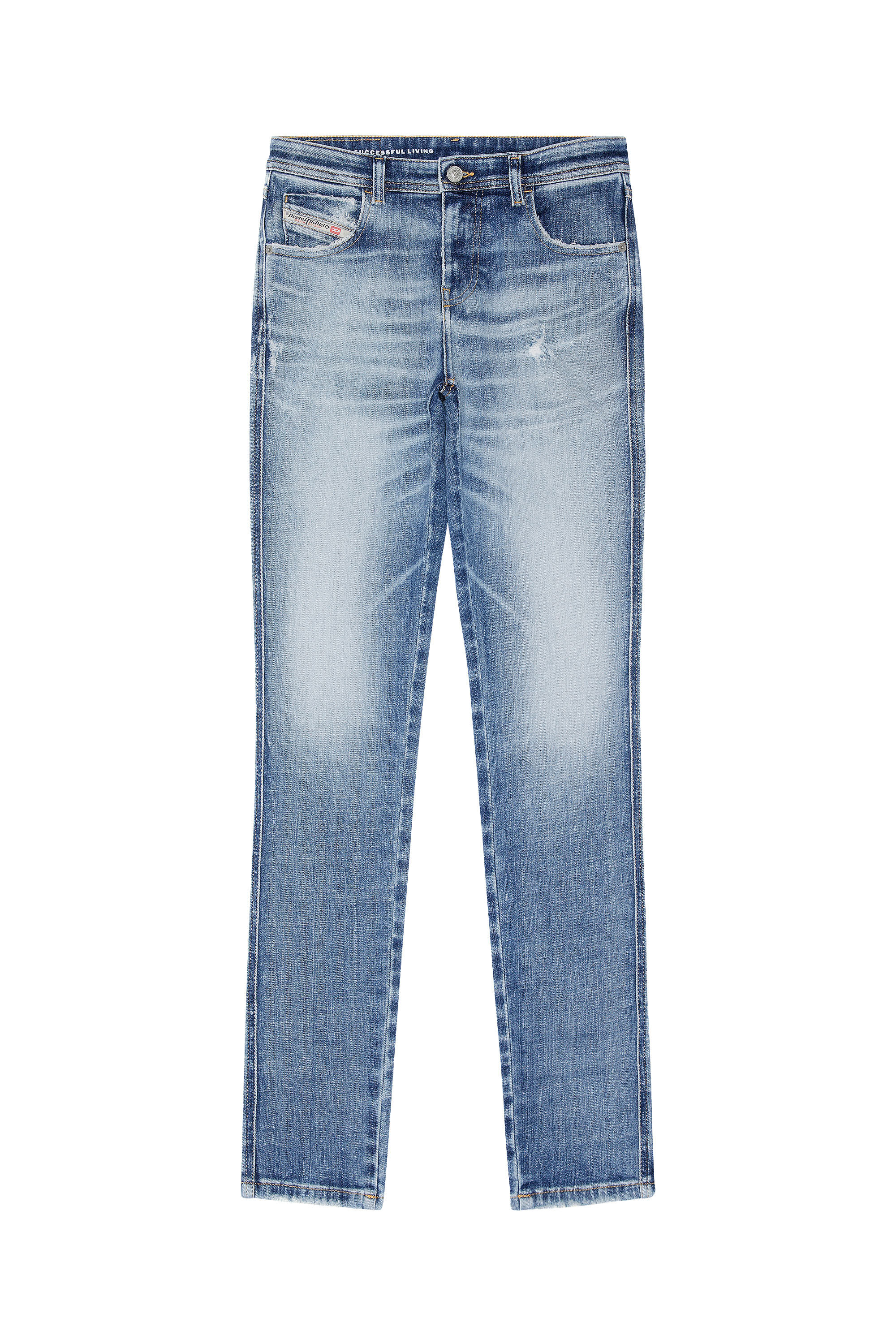 Diesel - Skinny Jeans 2015 Babhila 09G35 Femme, Bleu moyen - Image 2