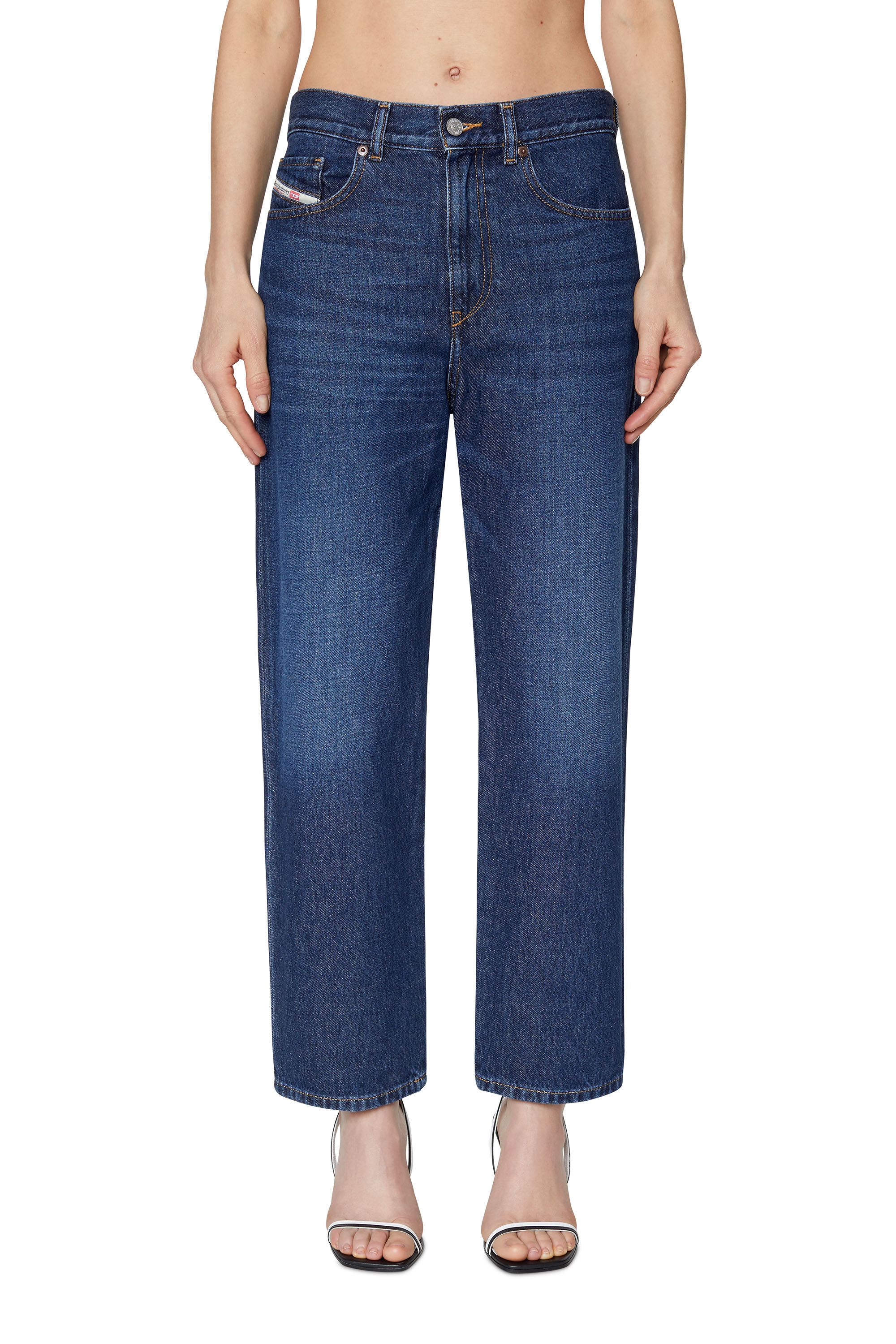 Diesel - Boyfriend Jeans 2016 D-Air 09C03, Female's Boyfriend Jeans - 2016 D-Air in Dark Blue - 3